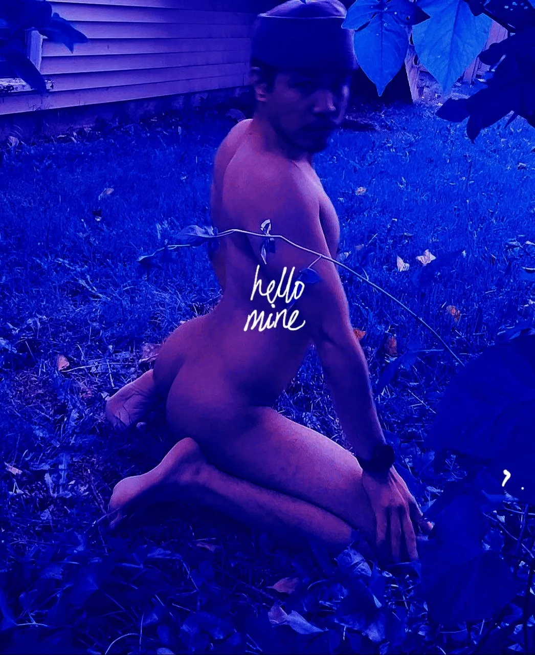 HELLO MINE 001 Premium Crewneck