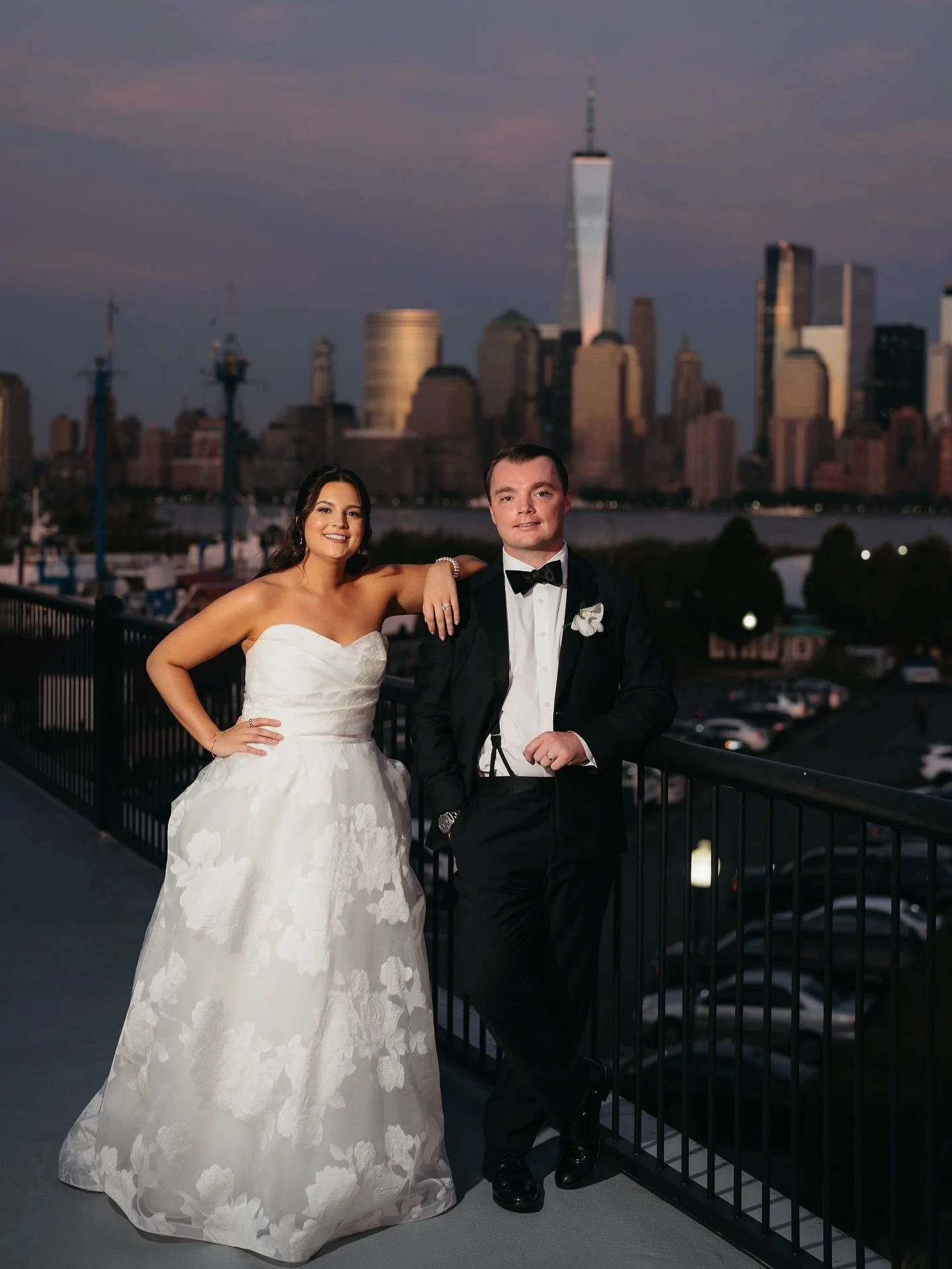 Allison &amp; Chris 🤍
From the calm moments at Liberty State Park to the heartfelt celebration at Maritime Parc &mdash; their day was filled with warmth, laughter, and genuine love. As the sun set over the skyline, painting the sky in gold, they sha