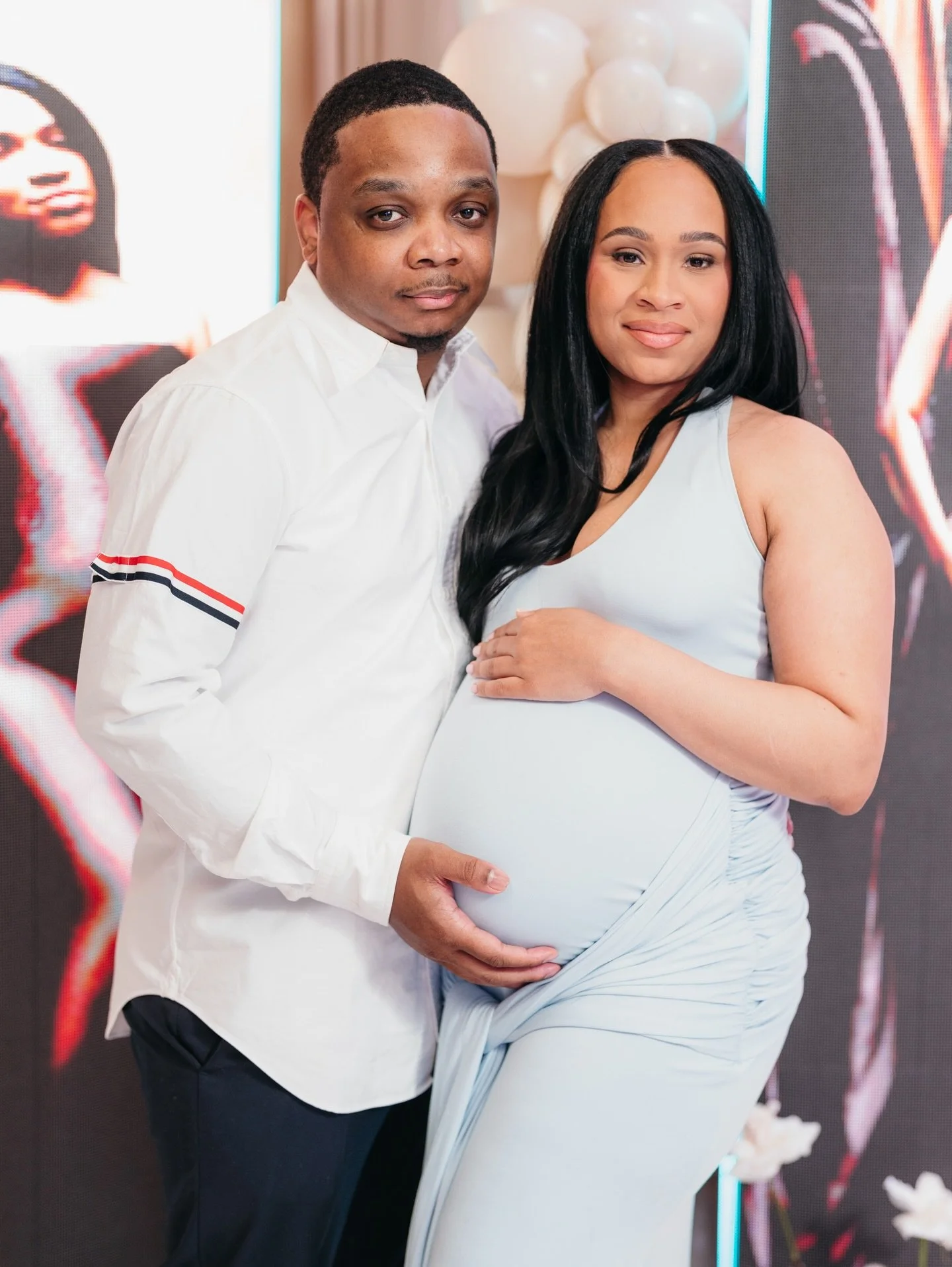 Celebrating their beautiful baby shower at Lights on Kent ✨ So many genuine smiles, love-filled moments, and memories that will last a lifetime. Honored to capture such a special chapter 🤍

Venue: @lightsonkent 
Decor: @frantasticevents 

#babyshowe