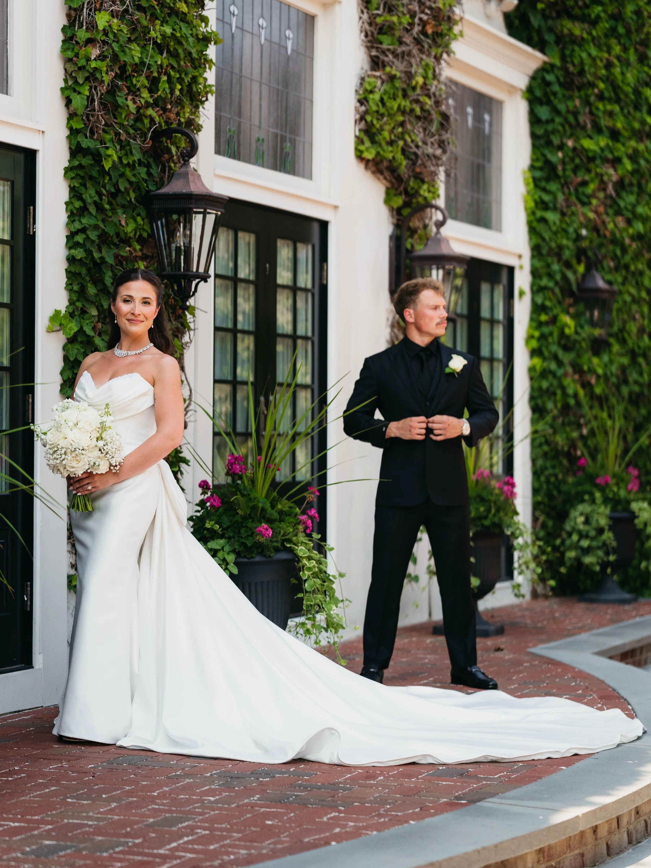 Some wedding days remind you that the best moments are the ones you never plan for.

Alexis &amp; Dominick&rsquo;s wedding at David&rsquo;s Country Inn was one of those days. It was hot from the moment the day began, but just as they started their ce