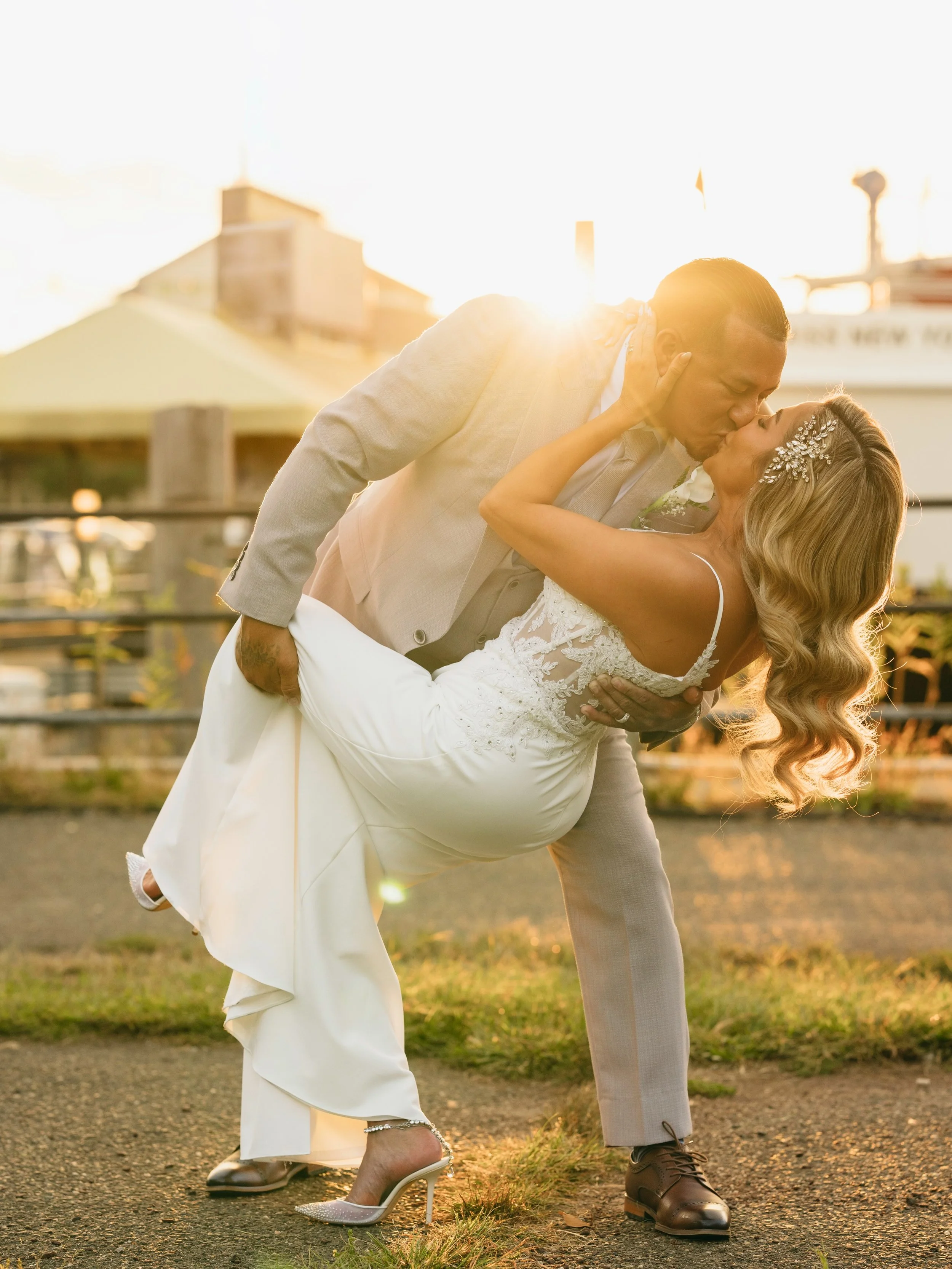Jose + Zoila 🥂 🍾 

A little love, a little golden hour, and a whole lot of forever. 🤎

Venue: @maddyroserestaurants 
Hair: @hairbyashmoon 
Makeup: @michellecarolinamua 

#love #photographer #weddingphoto #jerseycity #weddingphotographer