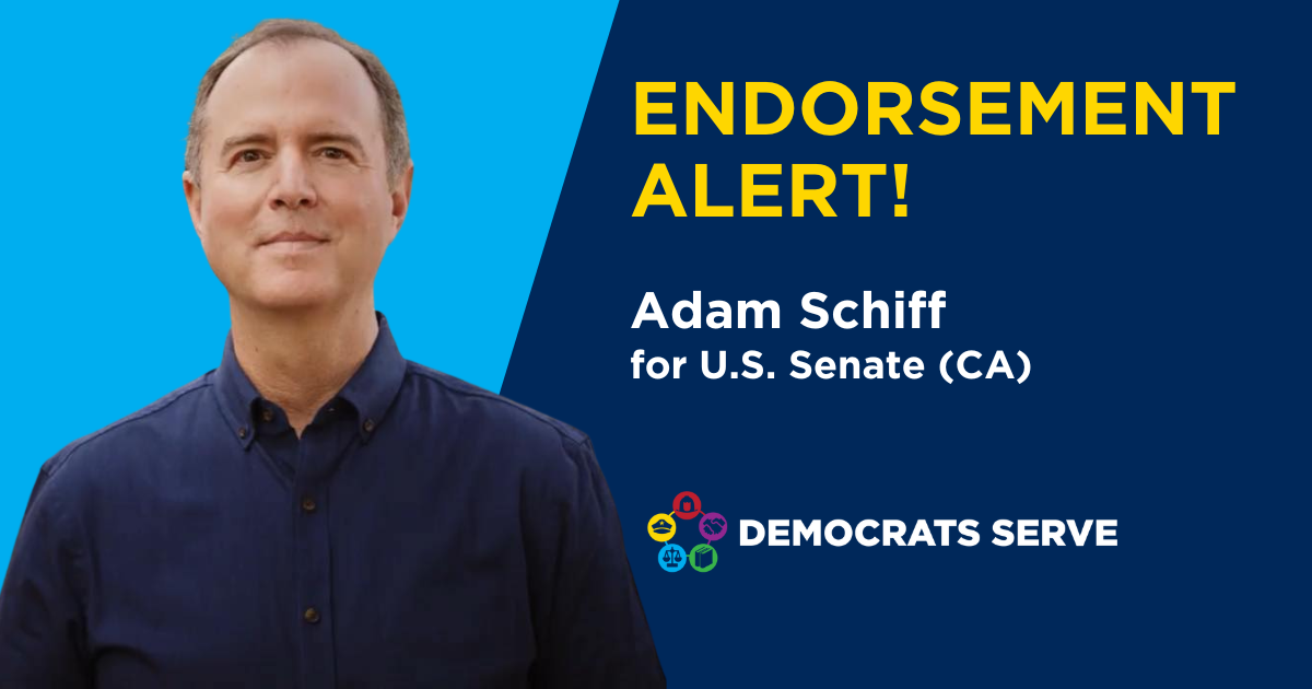 Adam Schiff for U.S. Senate (CA) โ Democrats Serve