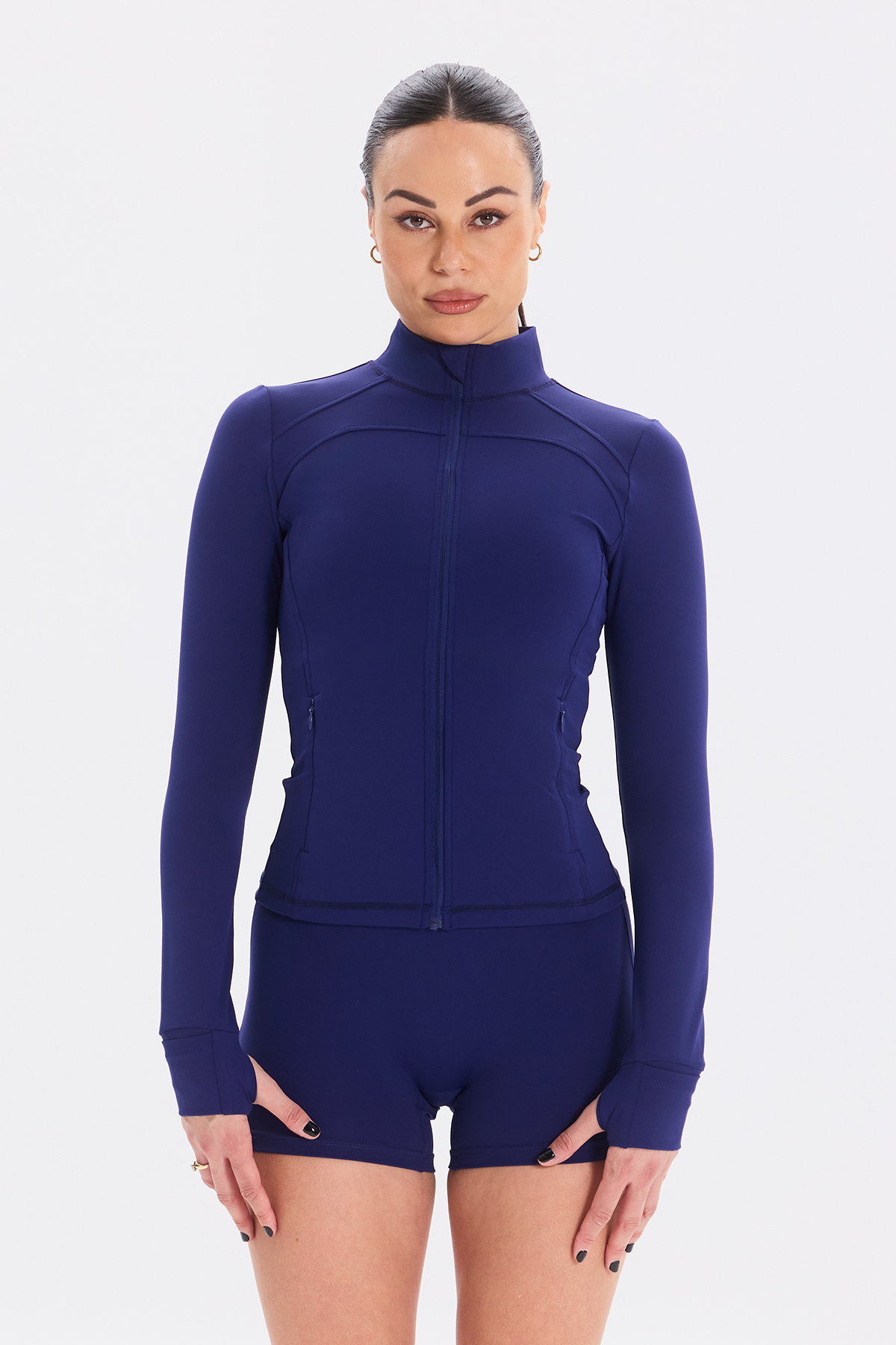 ZIP-UP JACKET - DEEP SEA