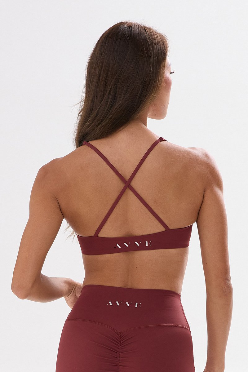 AVVE Cross Back Bra Burgundy 8.jpg