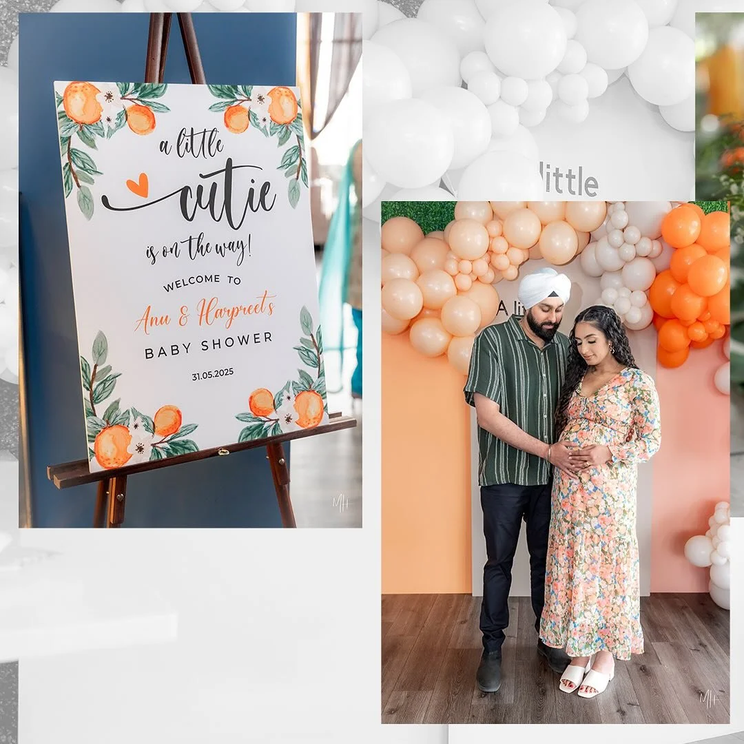 ✨ Celebrating the sweetest beginning for Anupreet &amp; Harpreet! ✨
I had the absolute pleasure of capturing this beautiful citrus-themed baby shower filled with vibrant colors, heartfelt moments, and so much love 🍊🍋🧡

From the glowing parents-to-