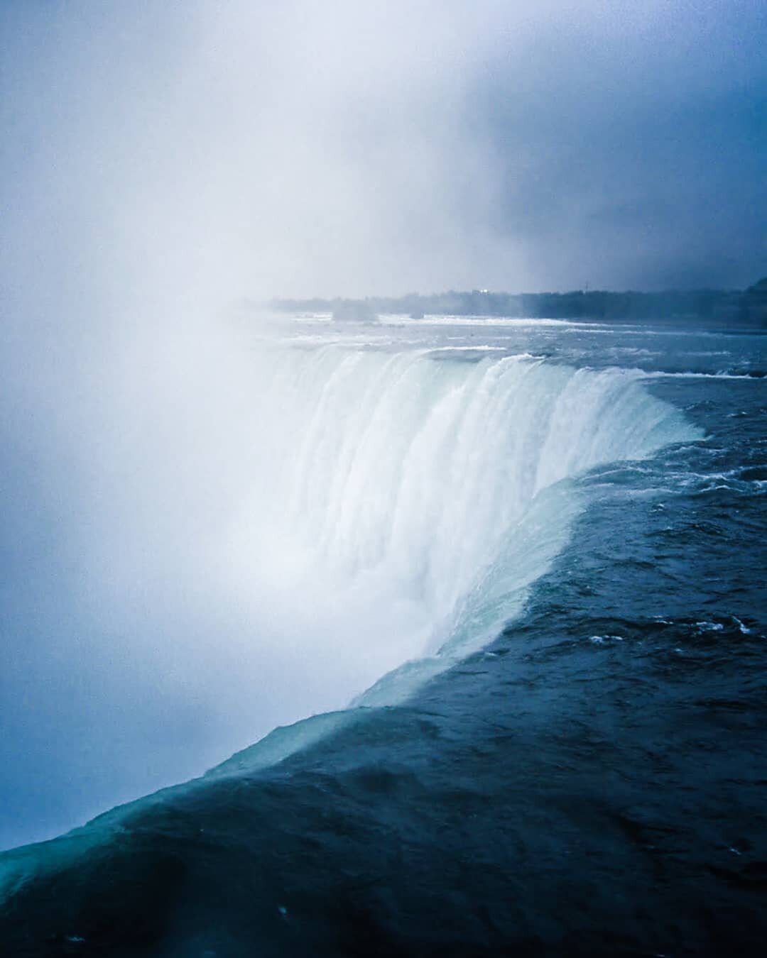 The powerful force of Niagara Falls.&nbsp;

It&rsquo;s interesting to think how such natural wonder is surrounded by a busy sea of urban infrastructure and life. I always wonder what these places would have looked and felt like before humans set foot