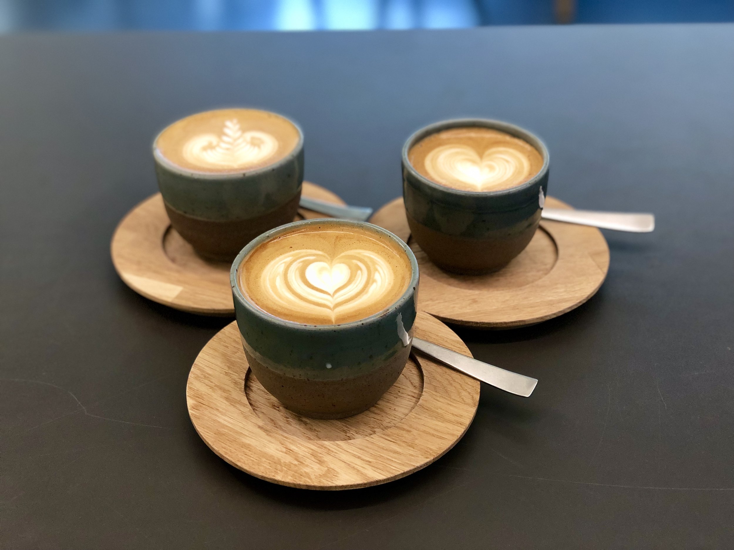 Latte - Art Basis Muster