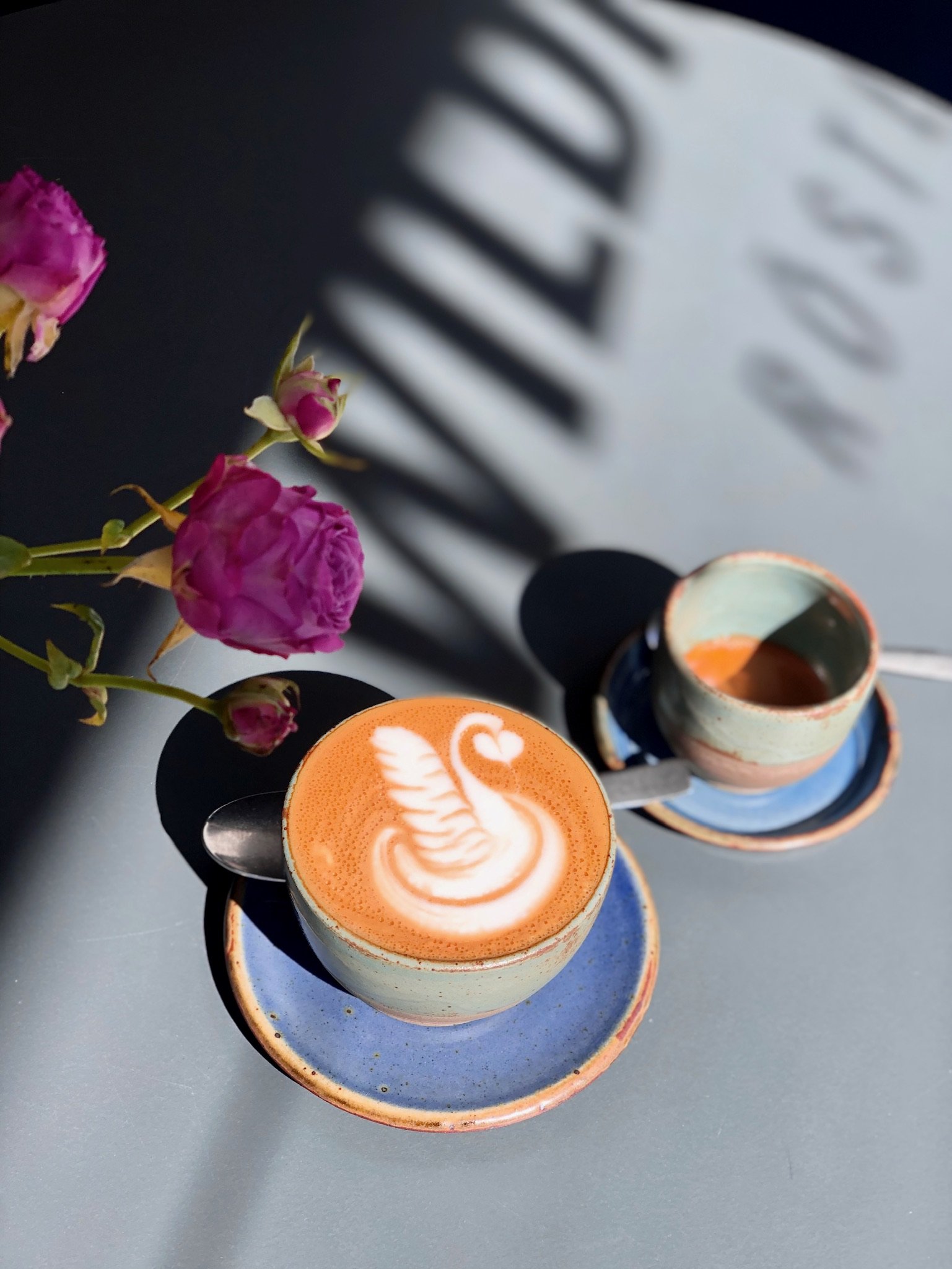 Latte - Art Schwan
