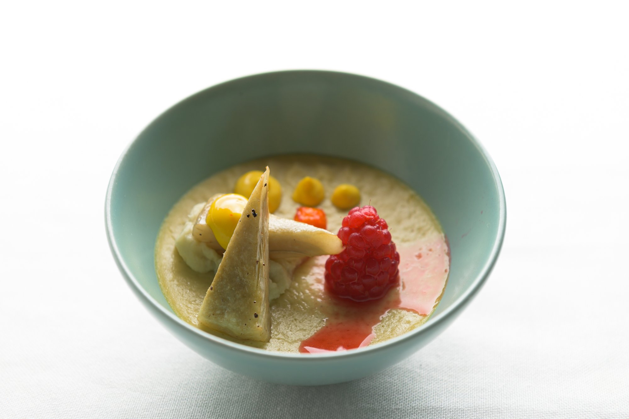 Artischocke, Safran, Himbeere