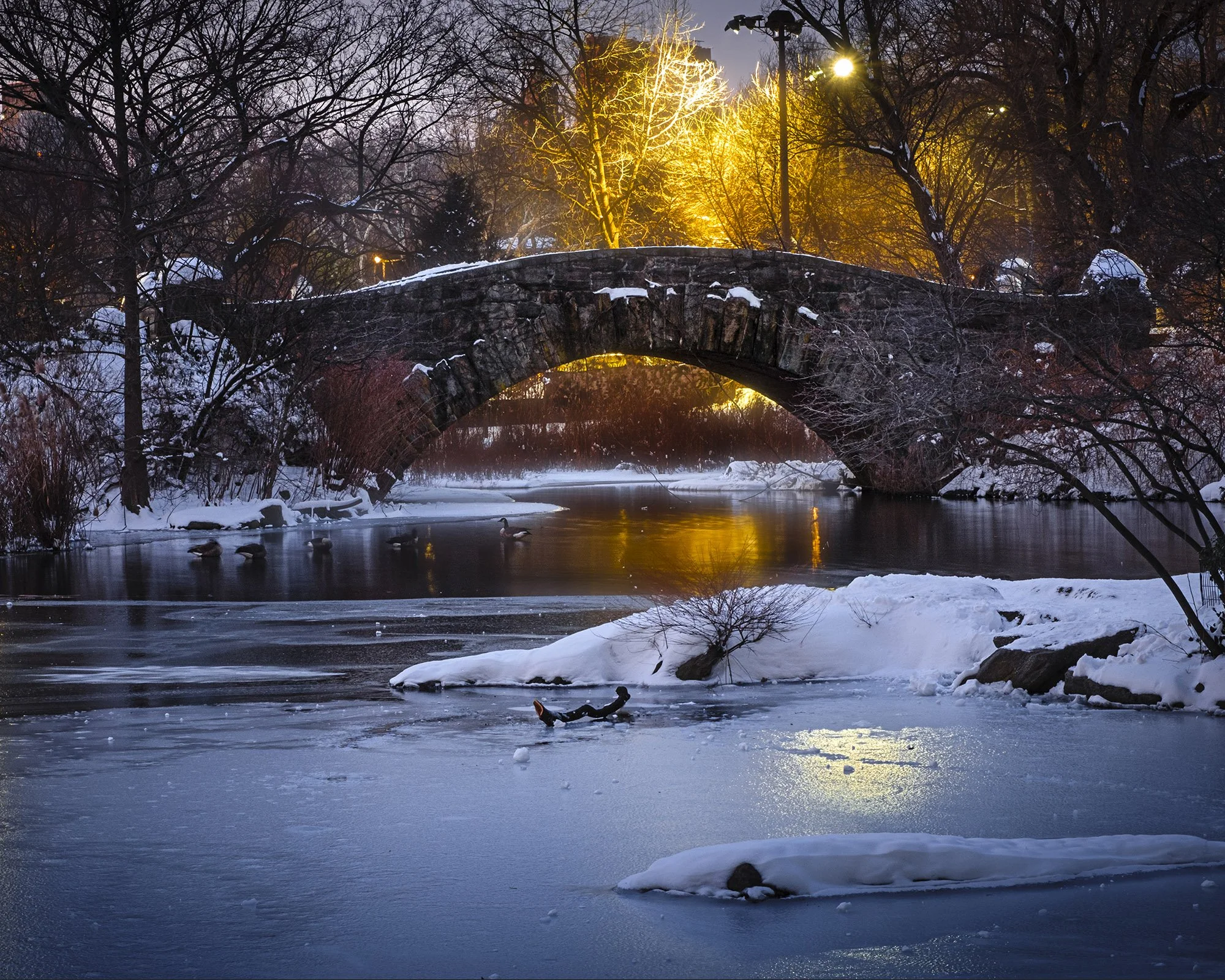 Inside the Snow Globe (Gapstow Bridge_