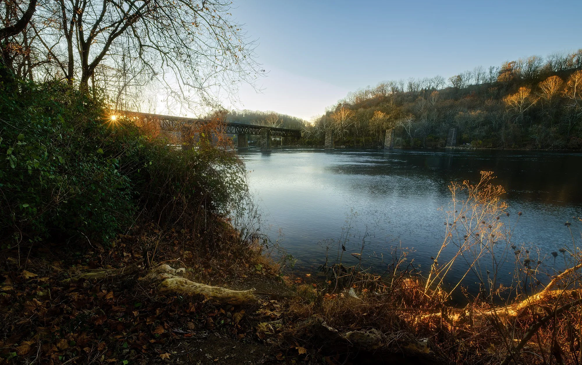 Day's End on the New River