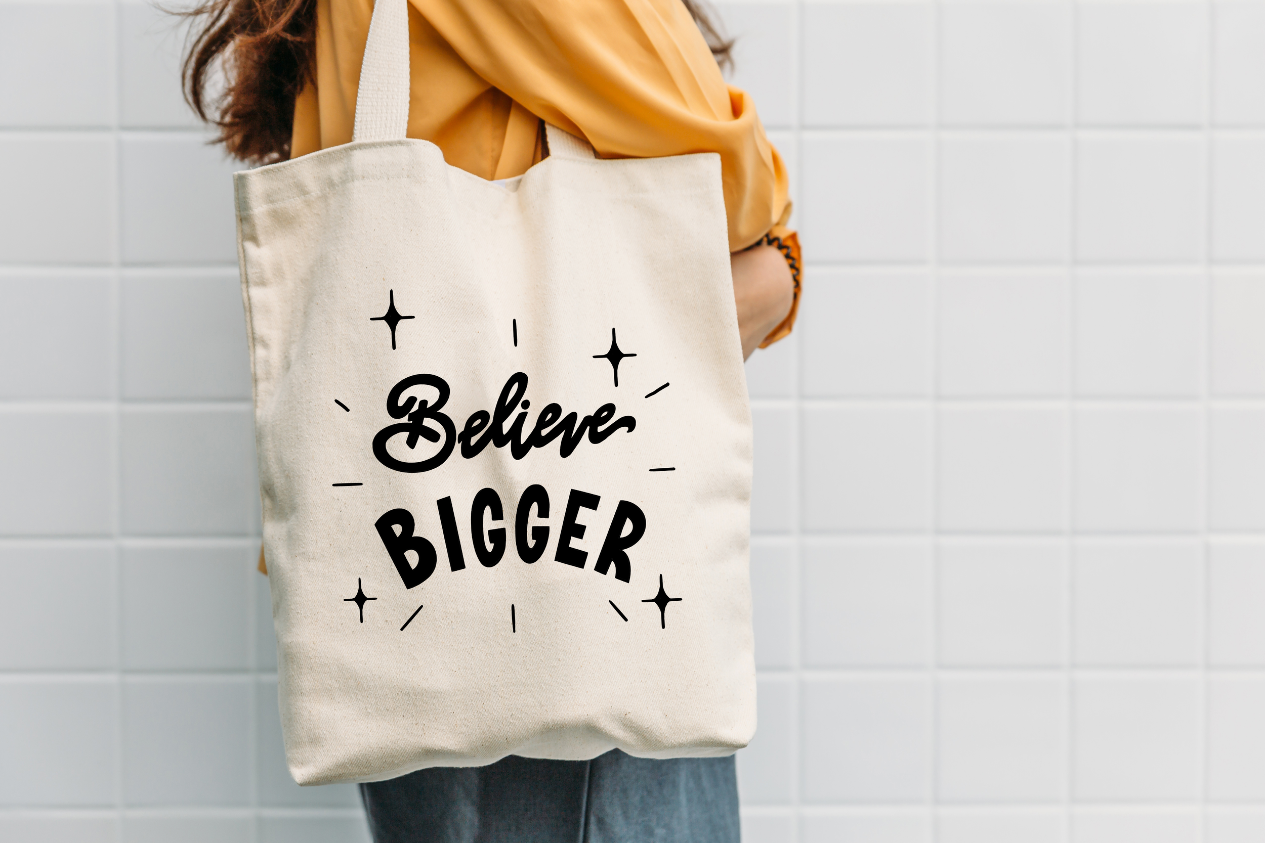 *LIMITED STOCK* Believe Bigger - Canvas Bag
