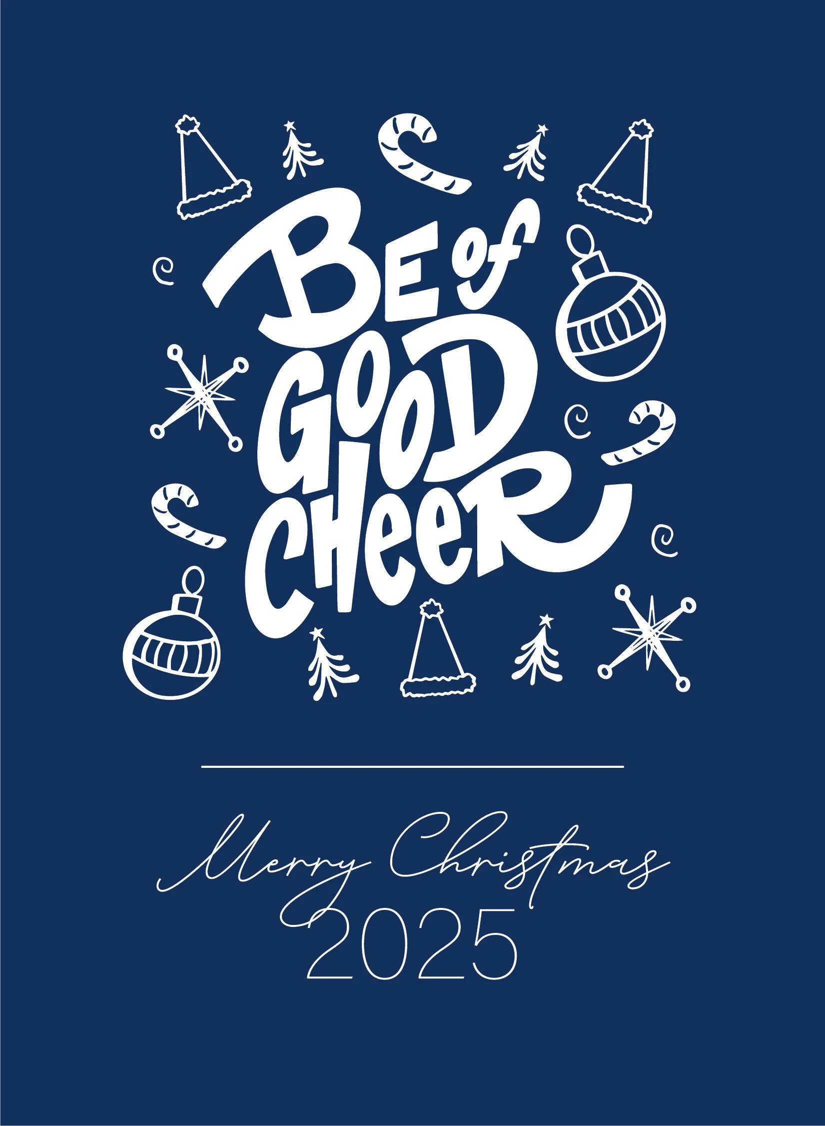 "Be of Good Cheer" Holiday Card - 5x7"