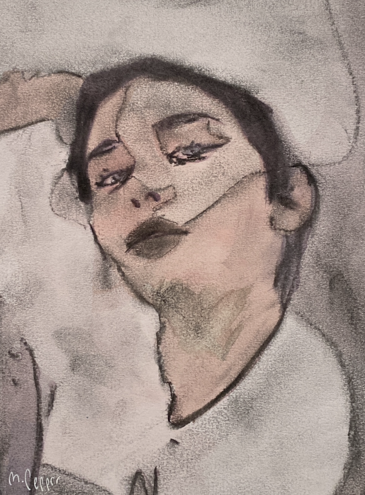 Kaxig. 24x18 cm. Mixed media. Pris: 700 SEK.