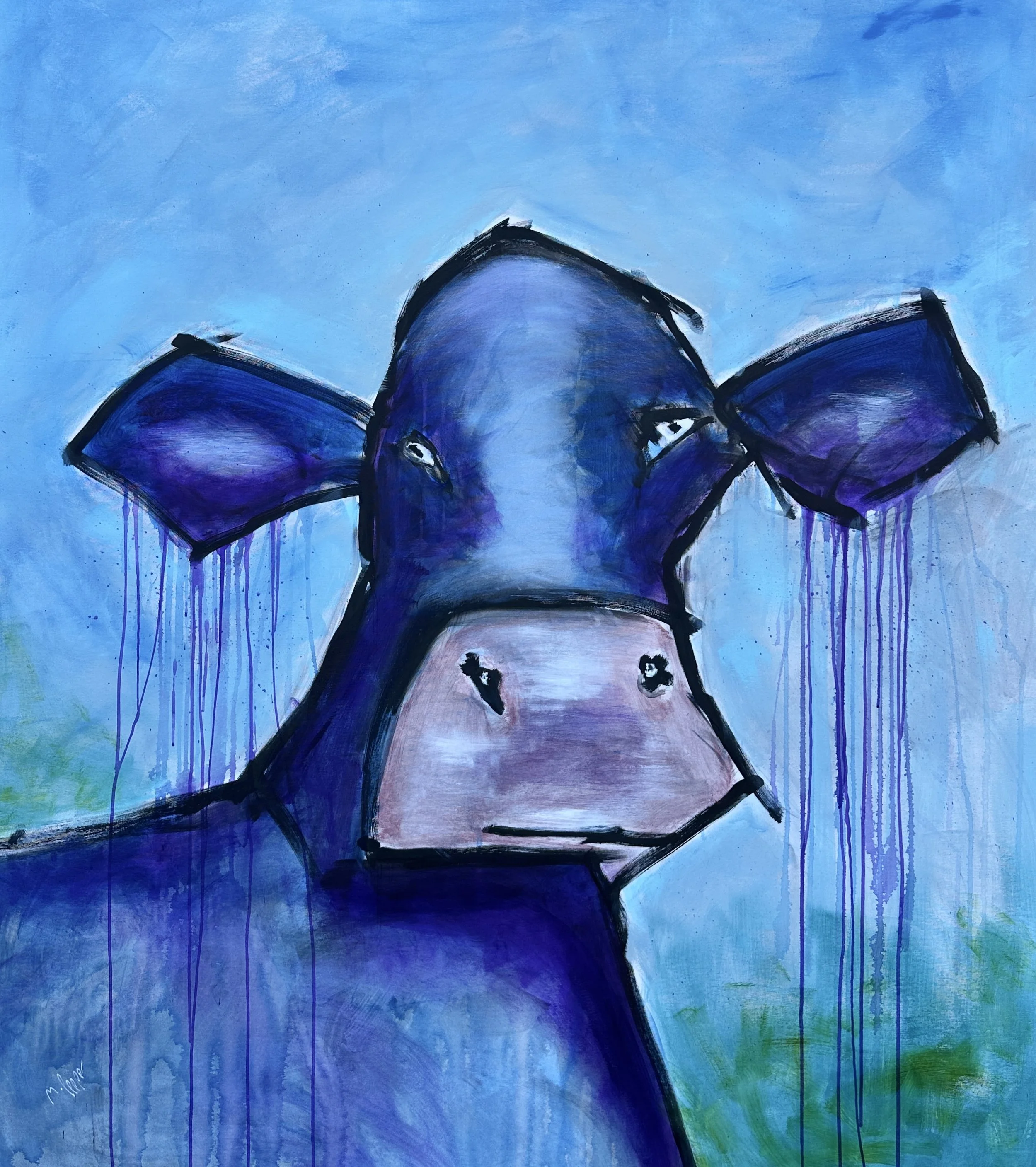 Iso-Pekka. 170x150 cm. Akryl på duk. Pris: 16000 SEK.
