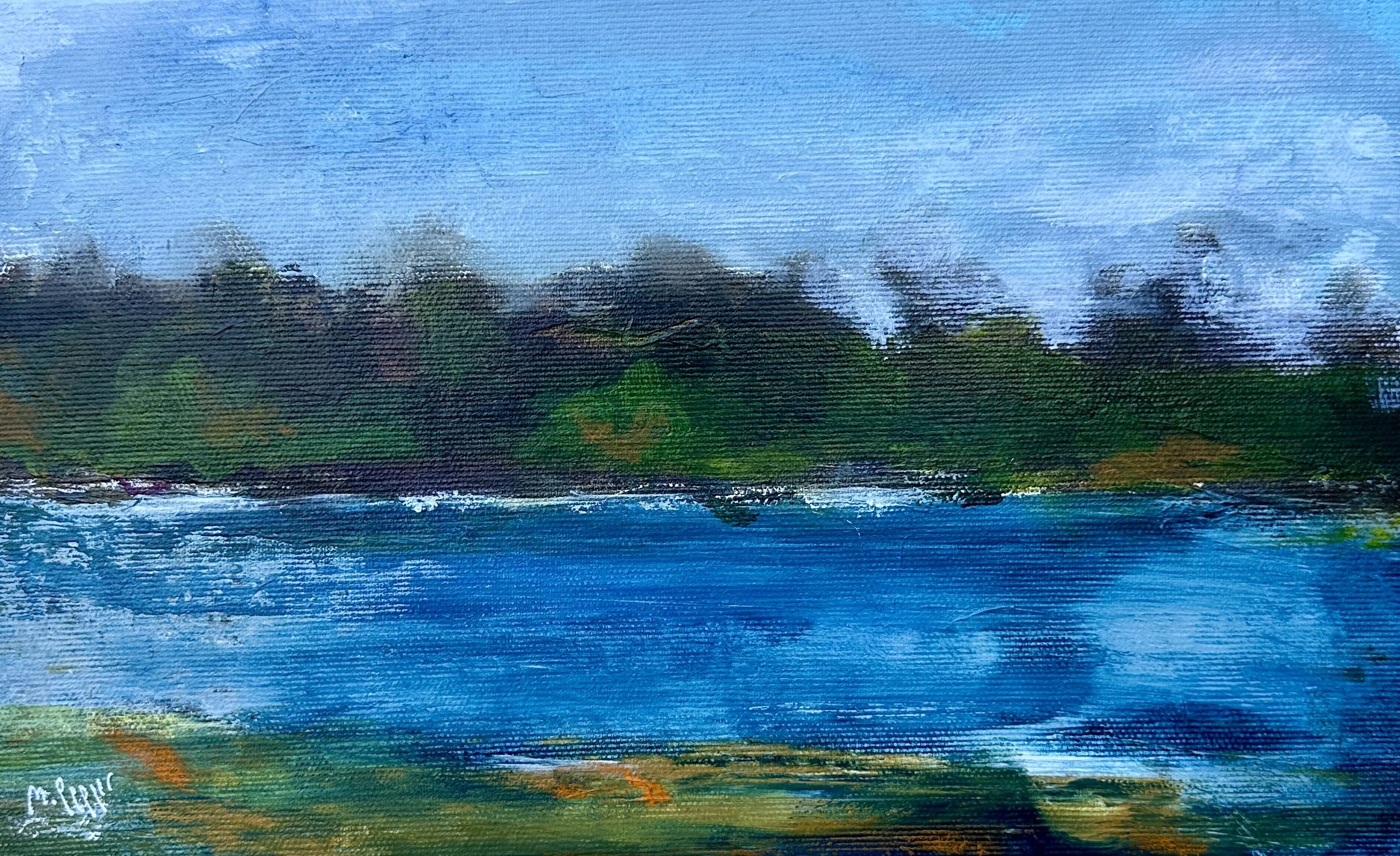 Viken. 23x35 cm. Akryl på duk. Pris: 1400 SEK.