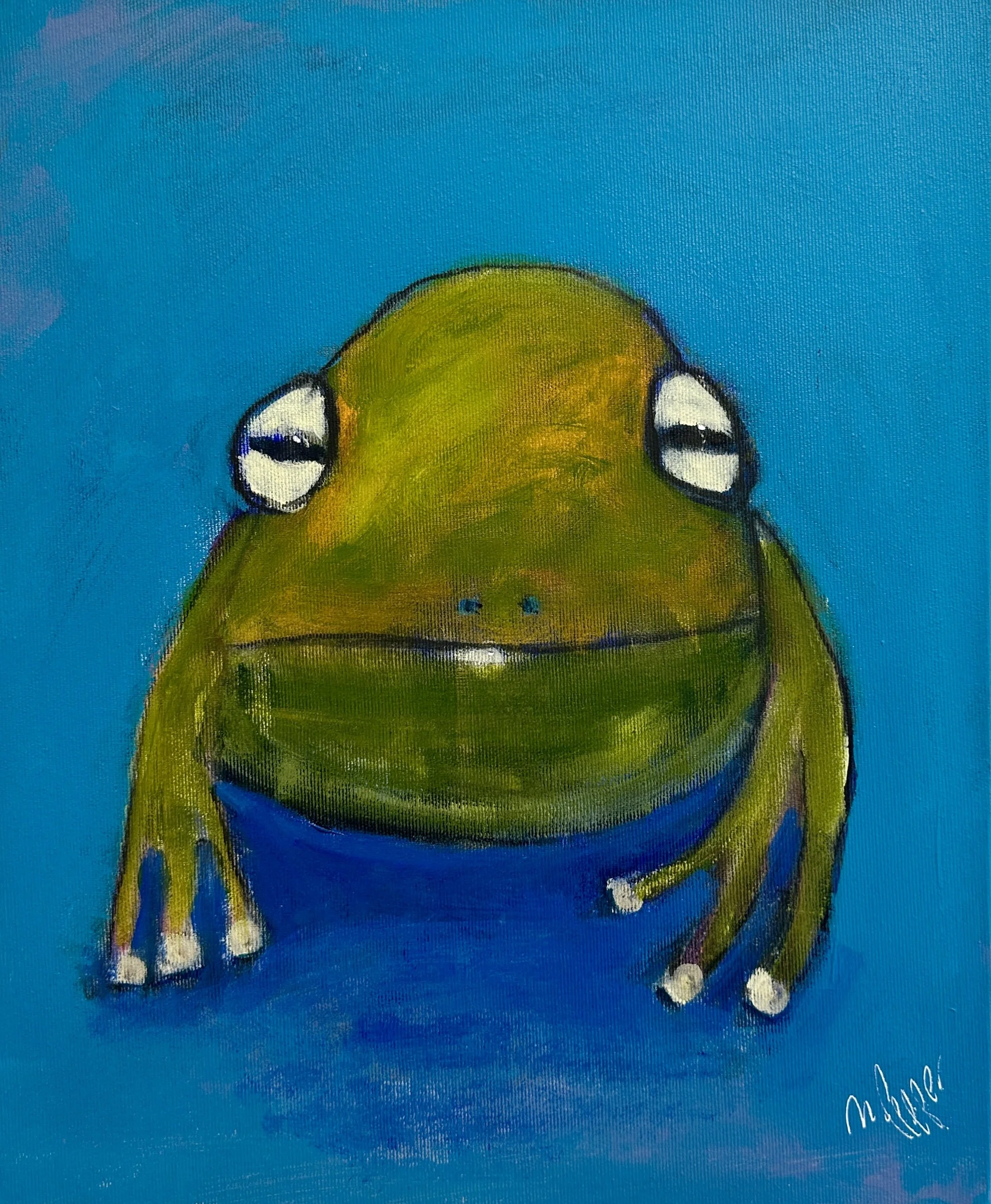Grodis. 44x36 cm. Akryl på duk. Pris: 1900 SEK. 
