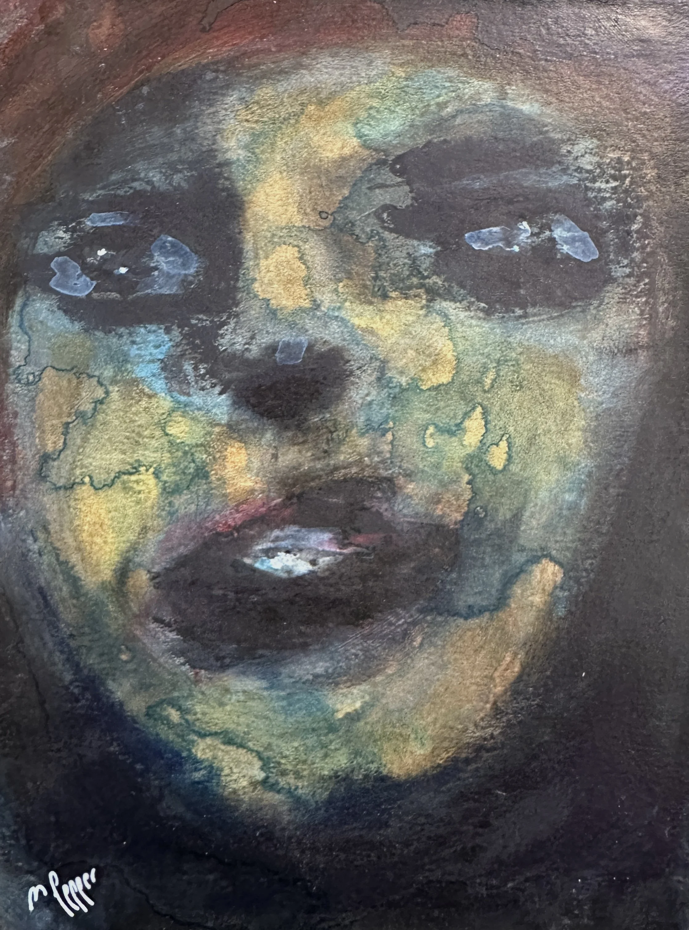 Typ Kim. 24x18 cm. Mixed media. Pris: 950 SEK.