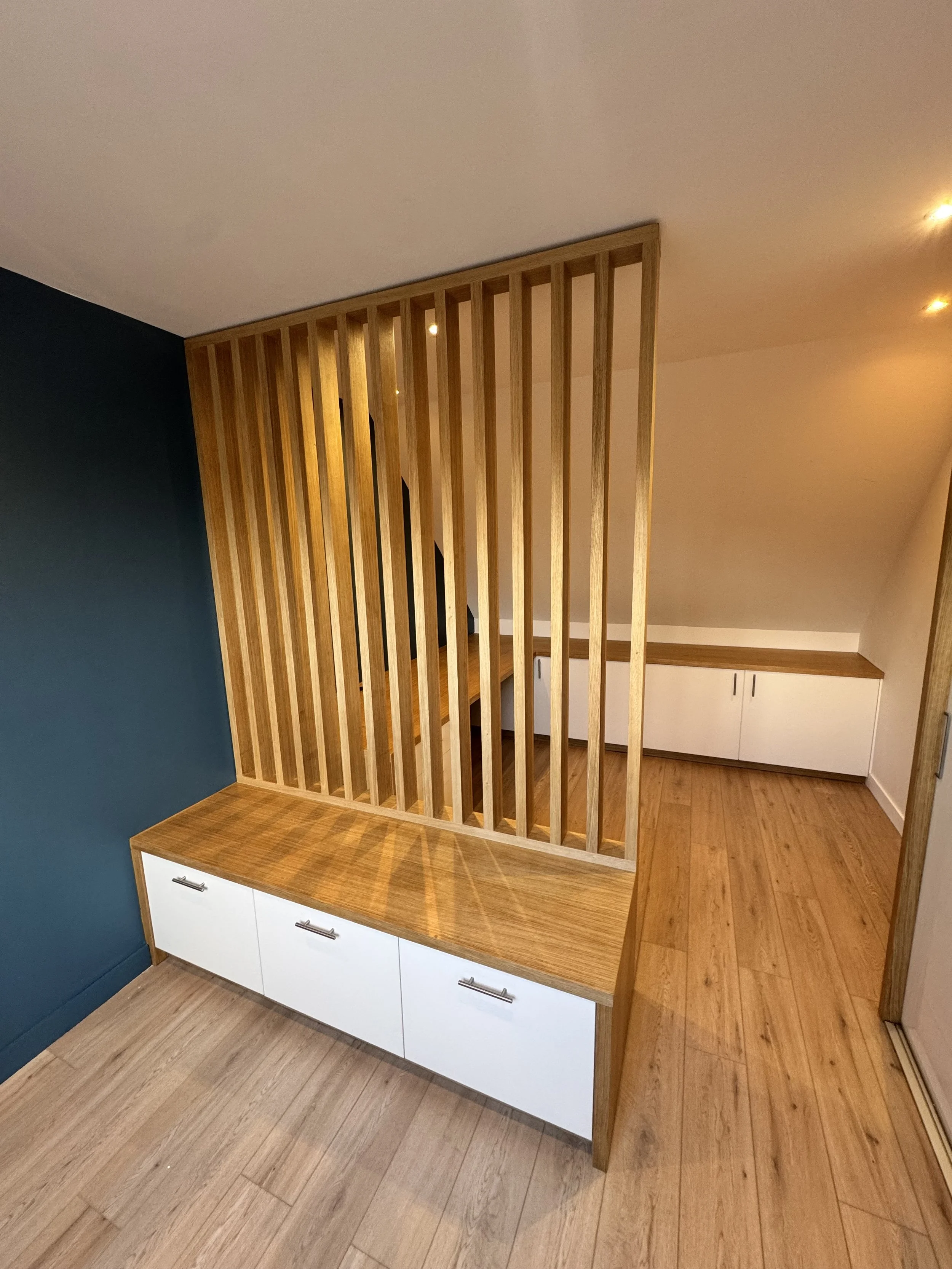 Réalisation d'un agencement de bureau sur mesure