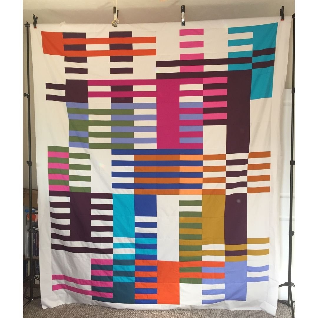 Shuttle quilt top