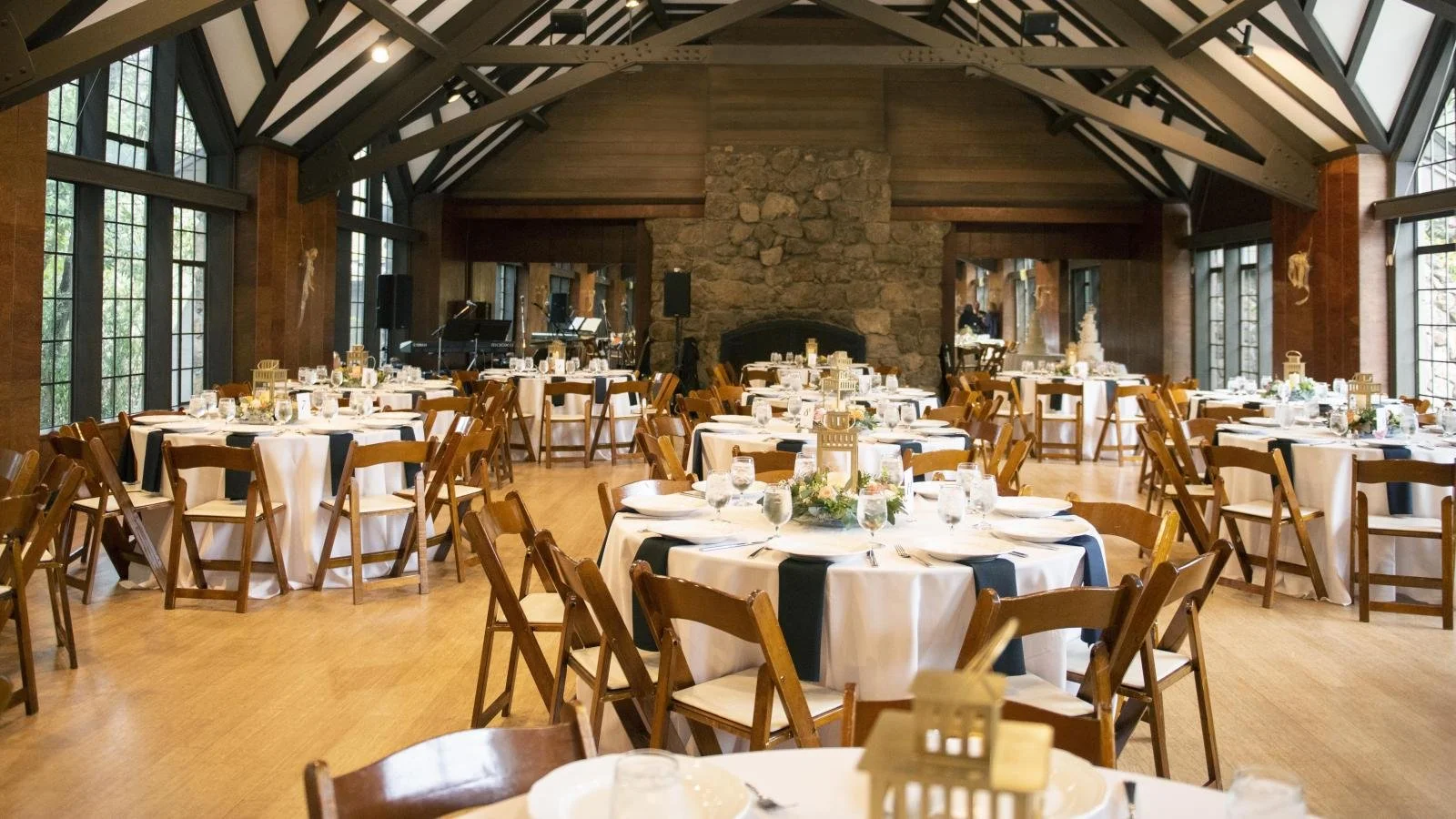 The Brazilian Room indoor reception space in Berkeley.