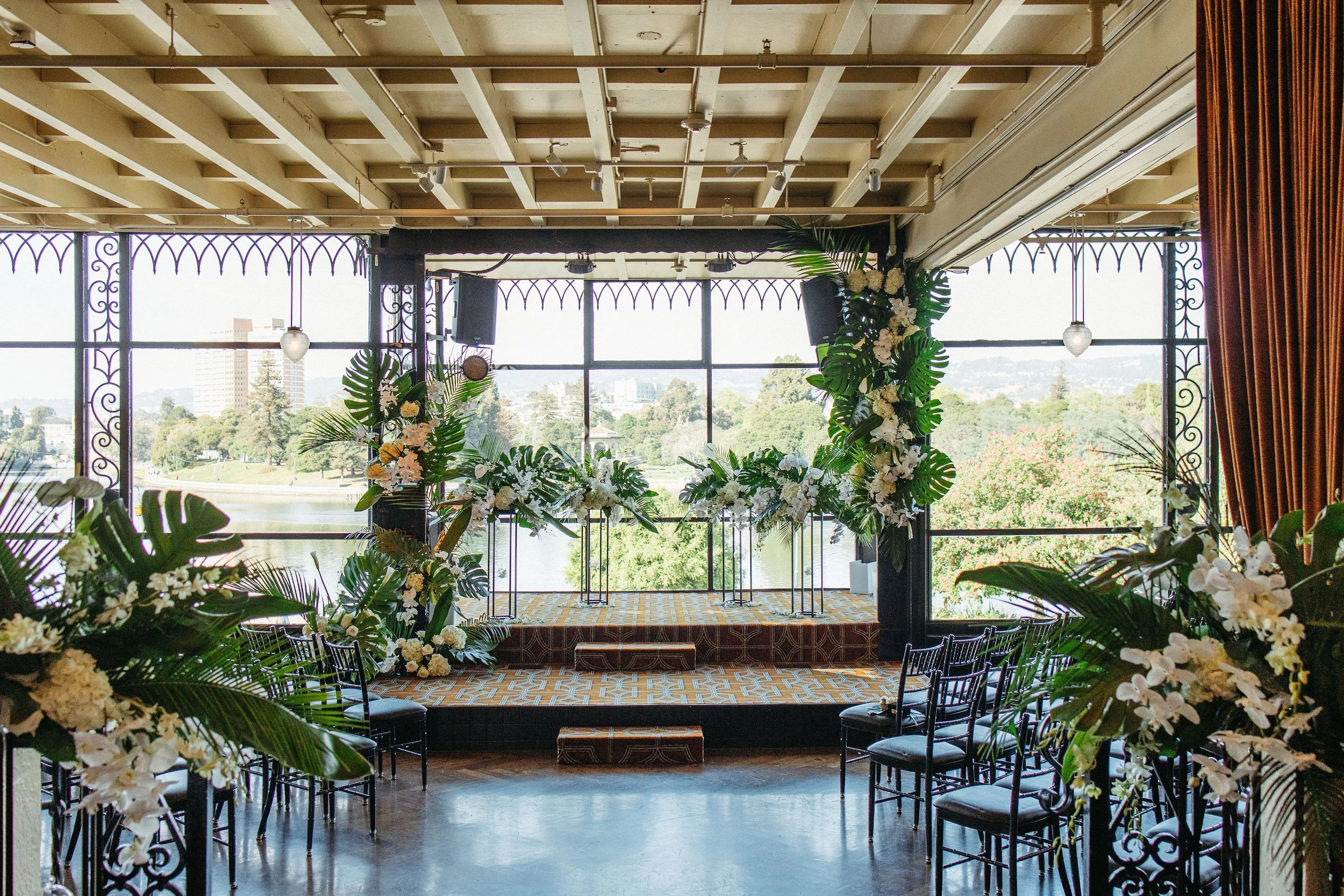 Ceremony space at Terrace Room Oakland.