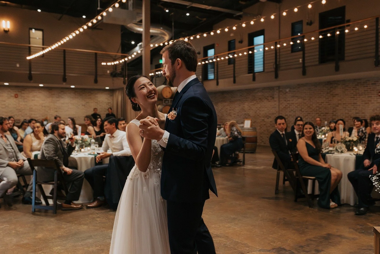 First dance at Domenico Winery in San Carlos.