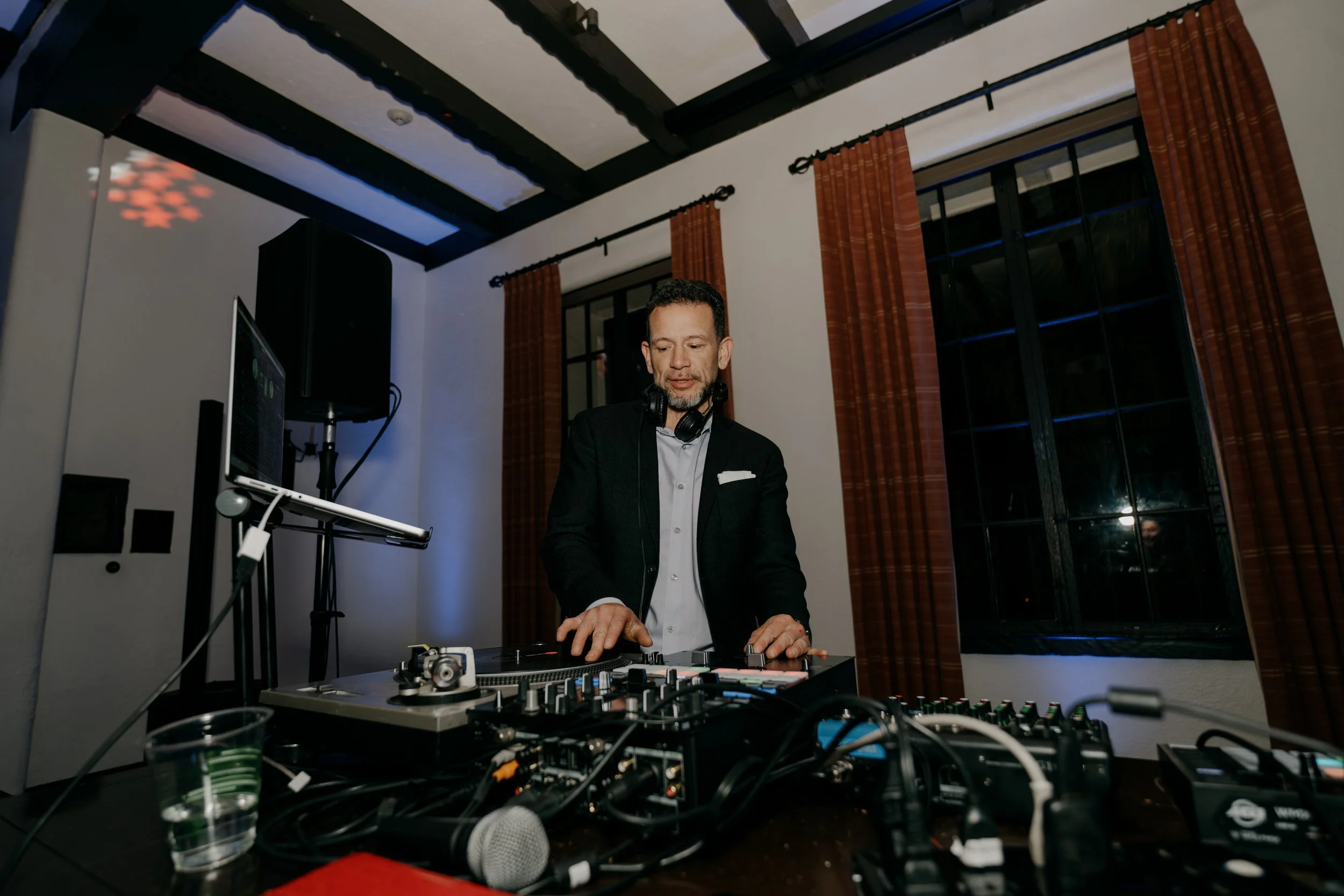 DJ AntitDope at a wedding reception.
