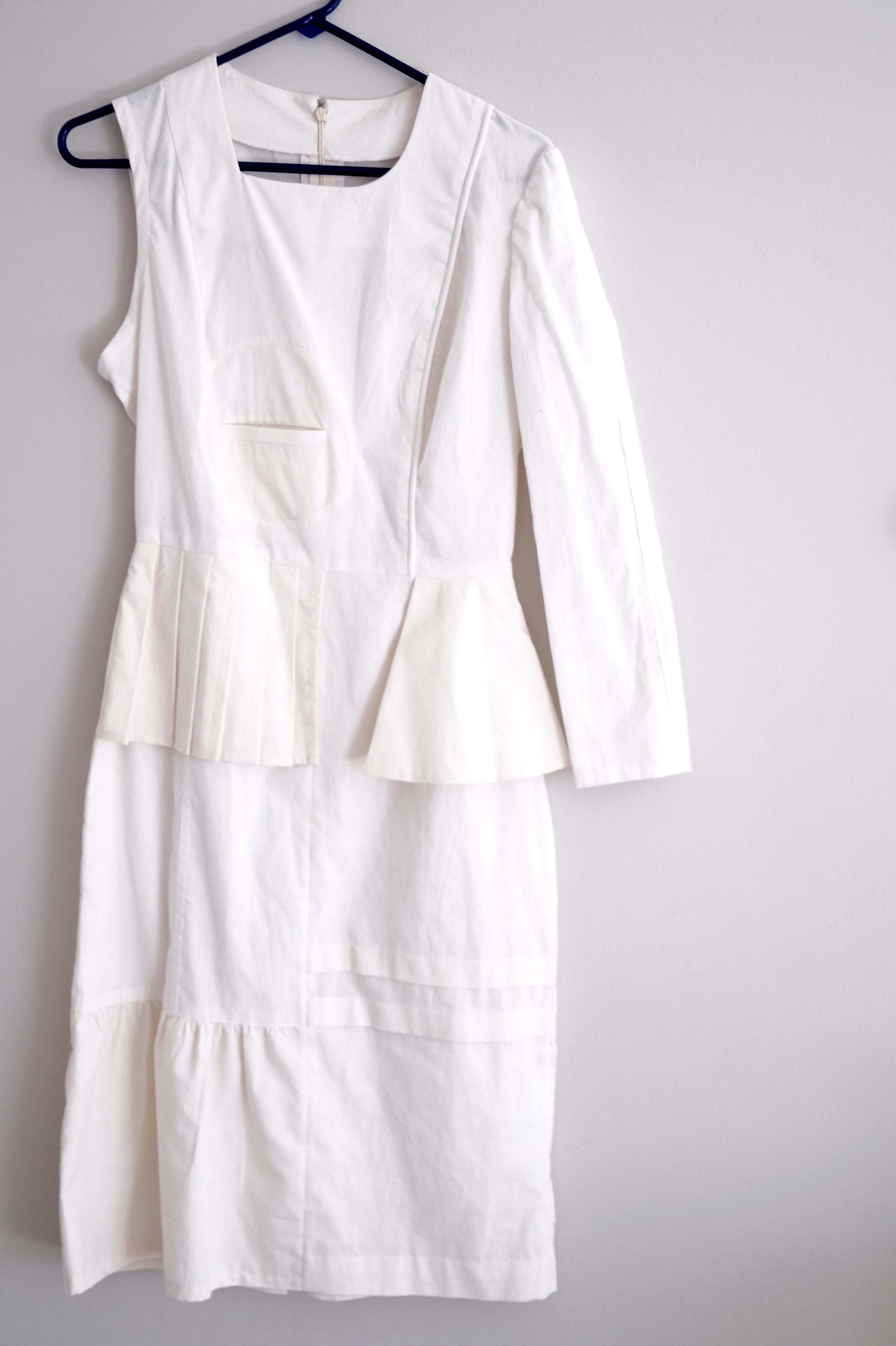 Technical sewing exercise sample dress, NCSU 2017.