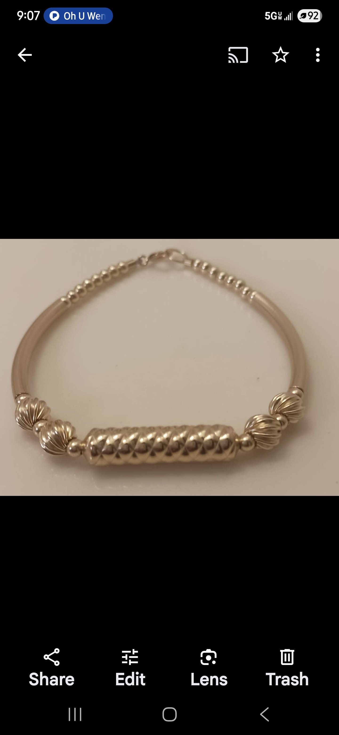 14kt Gold Filled Fancy Bangle
