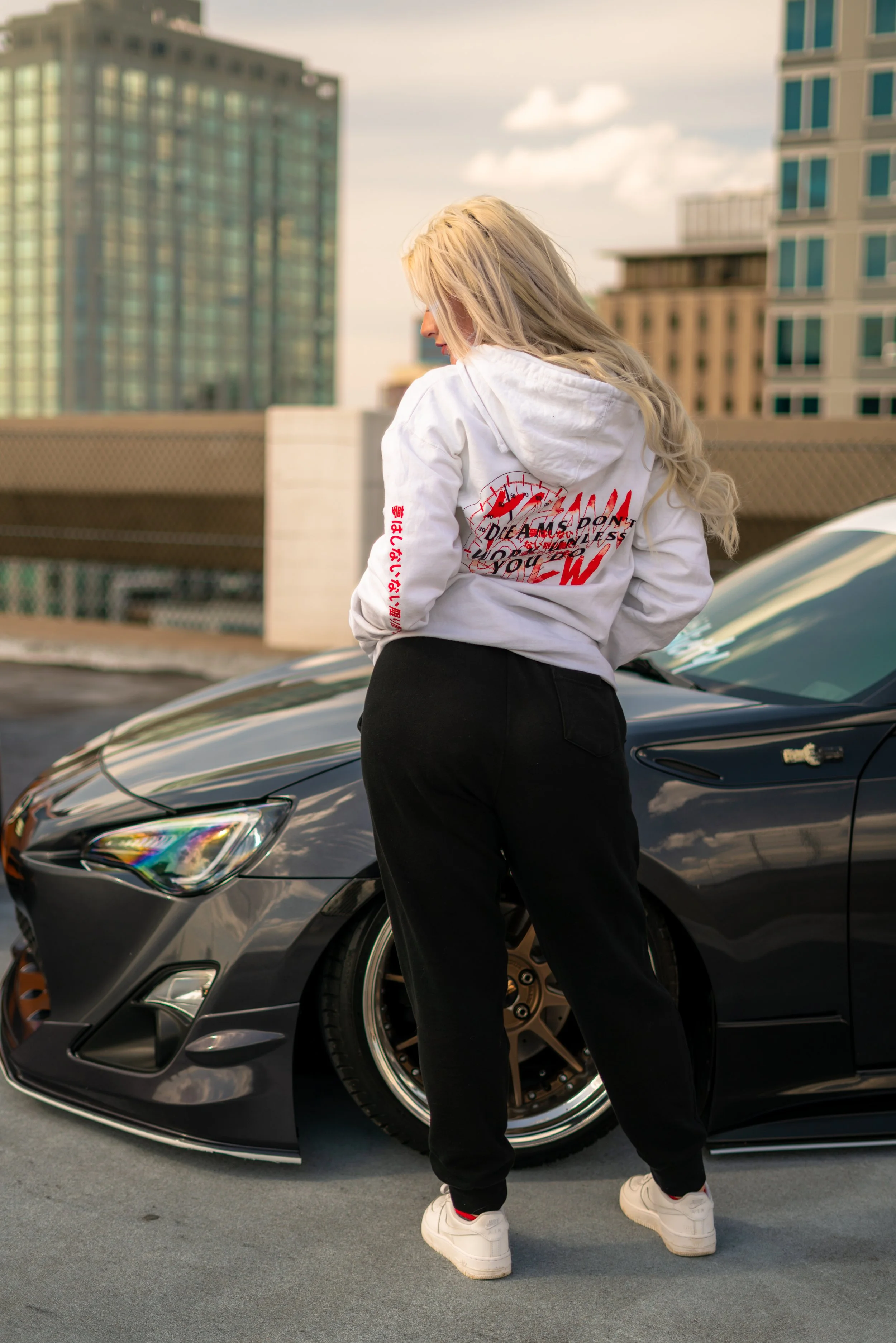 "Dreams Don't Work Unless You Do" Premium Hoodie