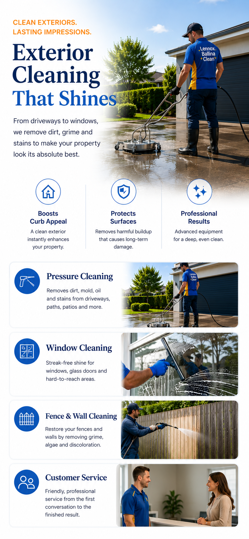 Pressure cleaning Lennox head and ballina alstonville and Byronbay