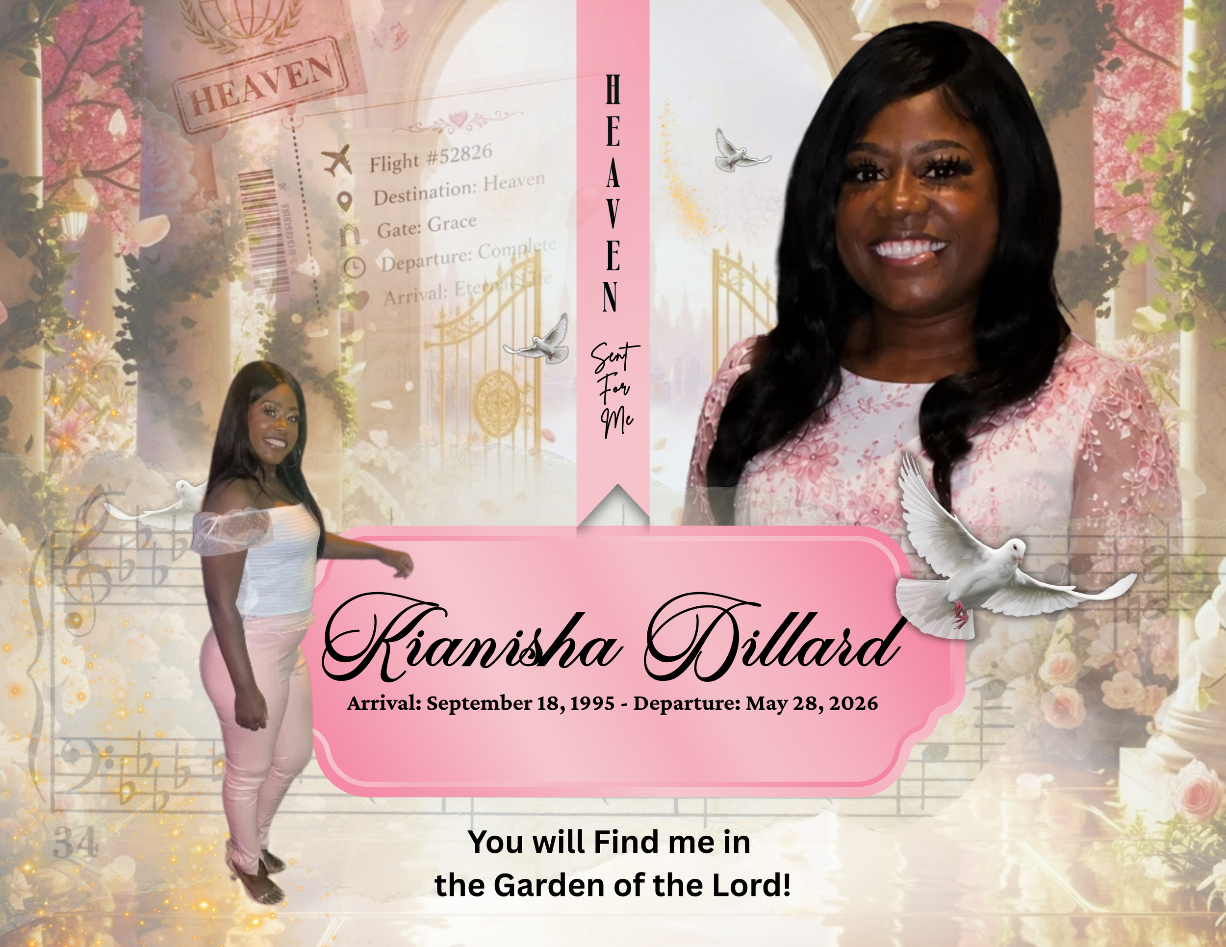 8.5x11 Custom Guest Book