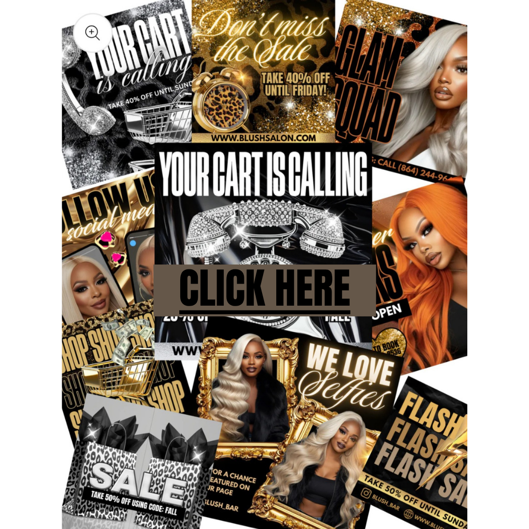 Set of 10 Glam Flyers