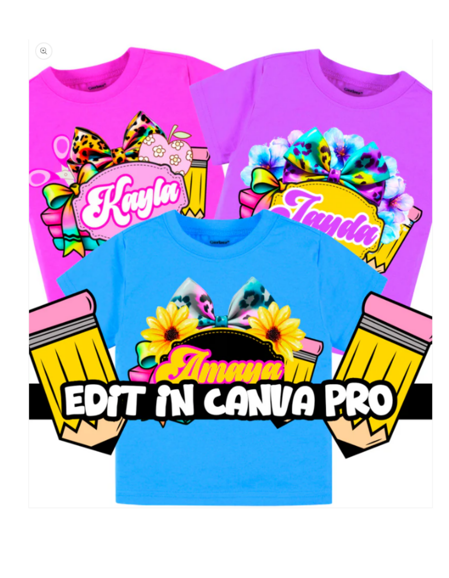 Back-to-School T-Shirt Template Designs