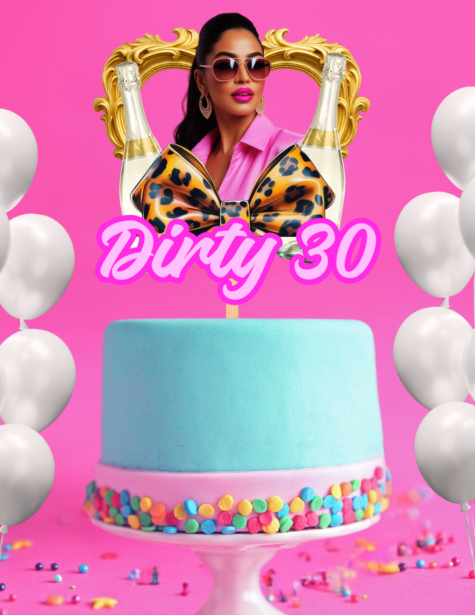 Cake Topper Canva Templates