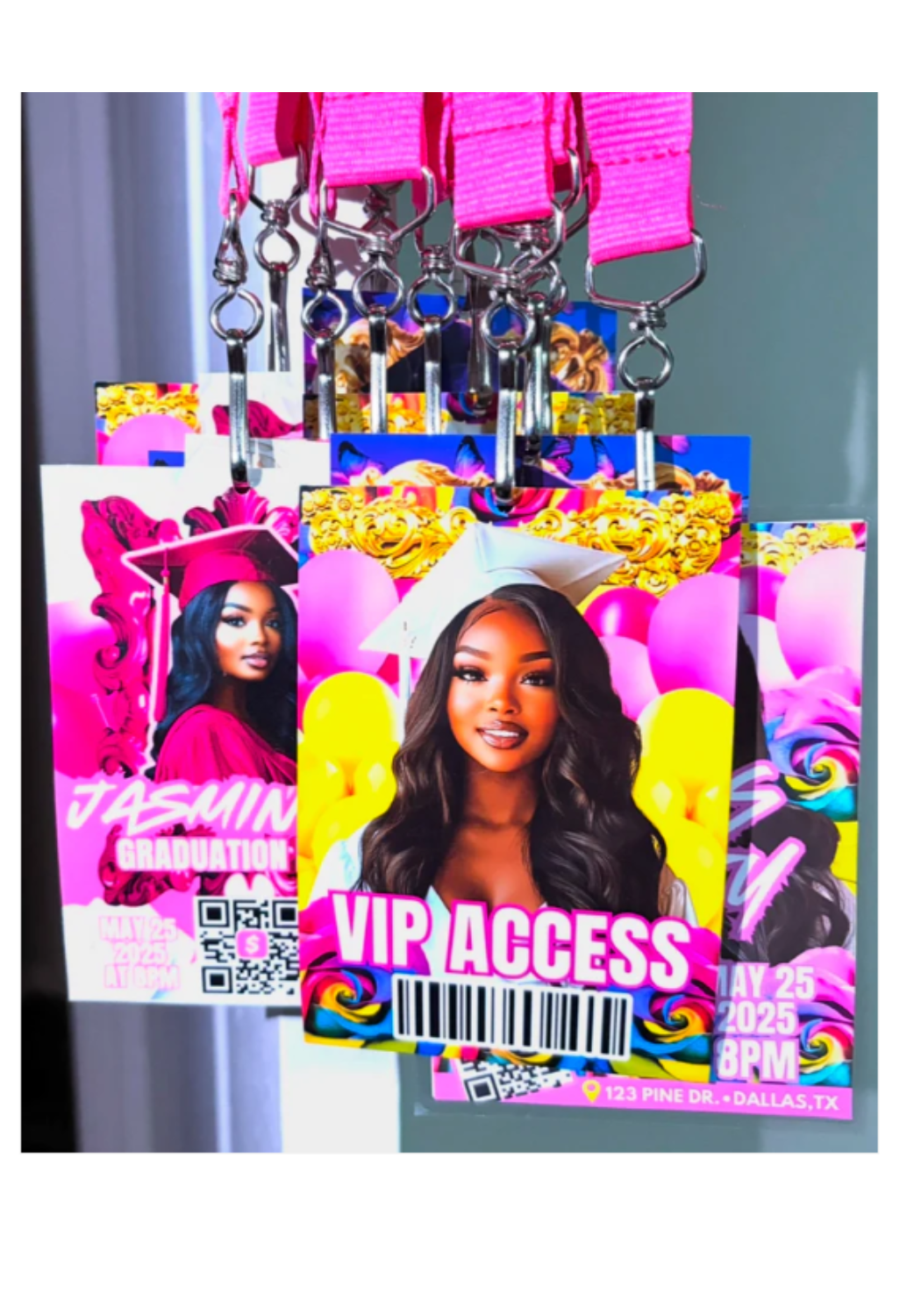 Graduation Lanyard cANVA Templates