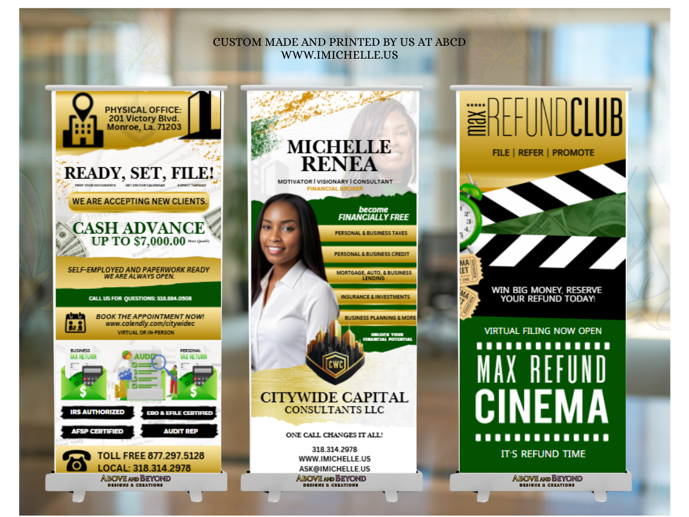 Retractable Banner & Stand