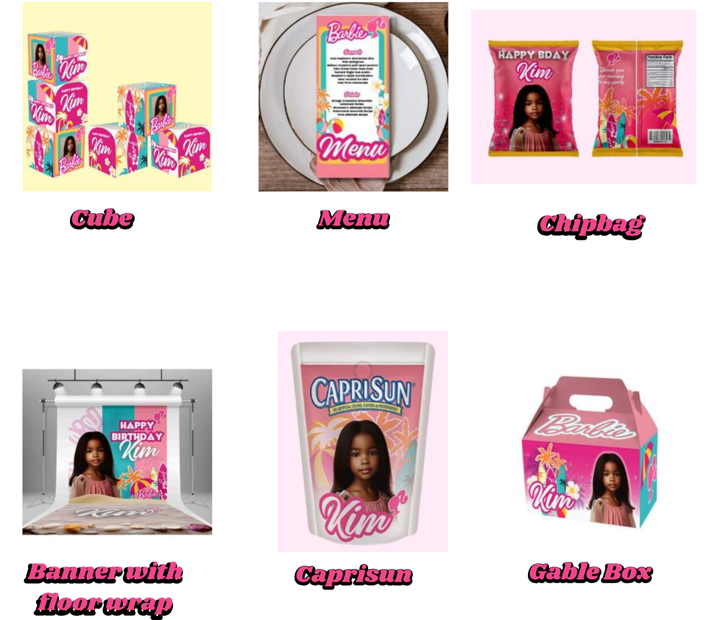 Barbie-Themed Canva Template