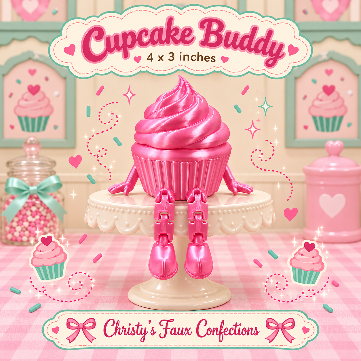 🩷🧁Cupcake Shelfsitters🩷🧁