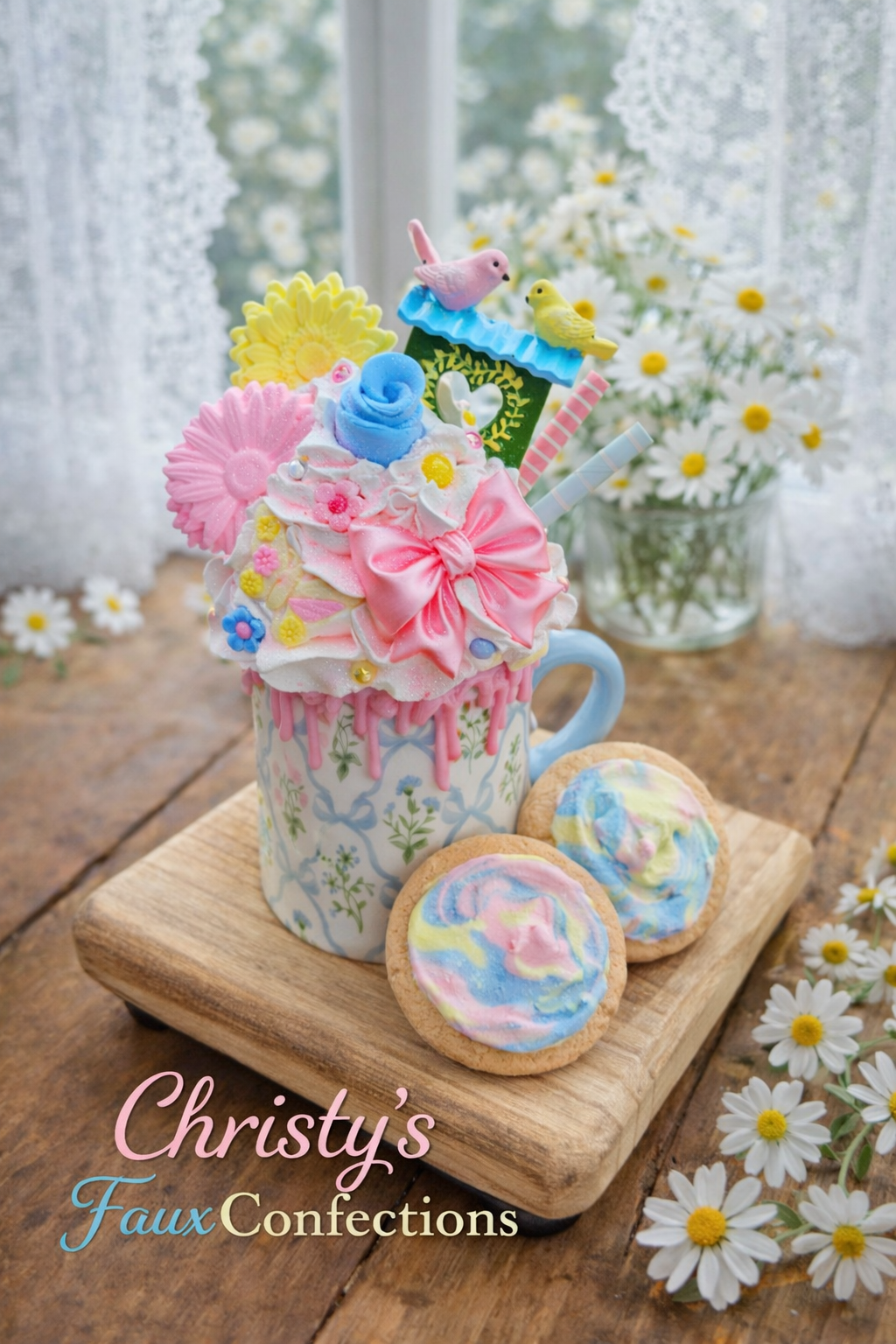 💙💐3 pc Spring Pitcher & Cookie Set💐💙