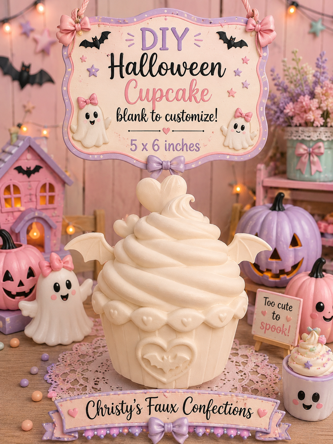 DIY Halloween Cupcake Blank 🎃🧁