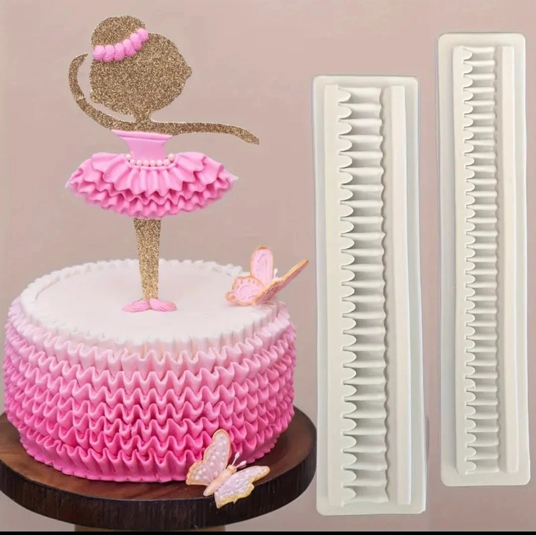 🎀1 1/4 Inch Silicone Ruffle Mold🎀