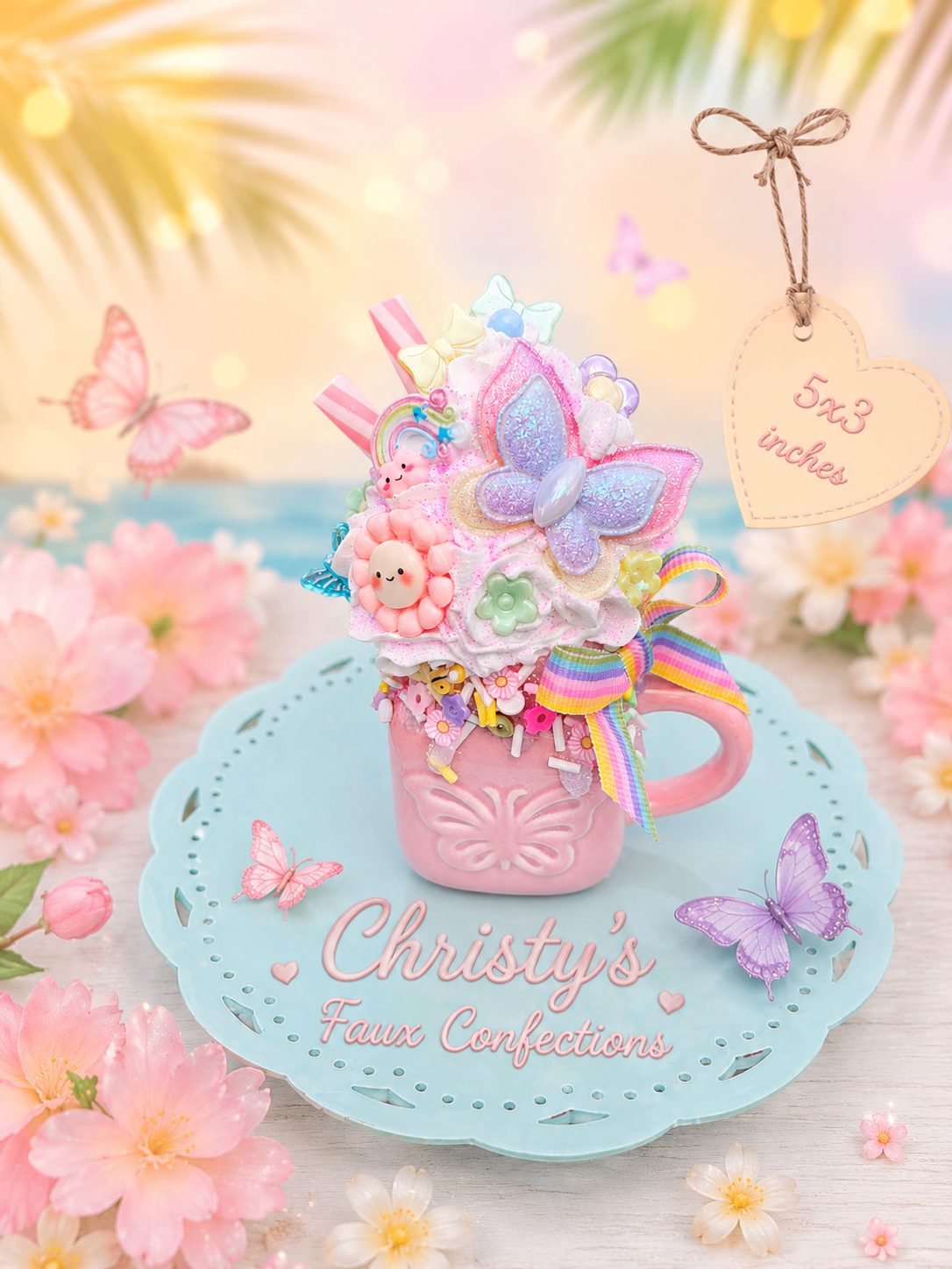 💐🦋Summertime Mini Mug🦋💐