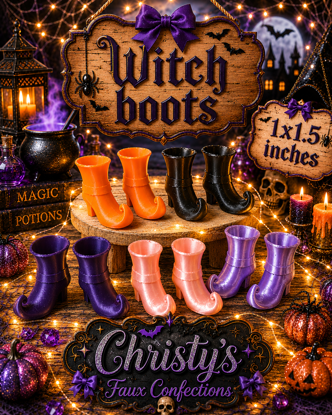 👢🧙‍♀️Spooky Witch Boots🧙‍♀️👢