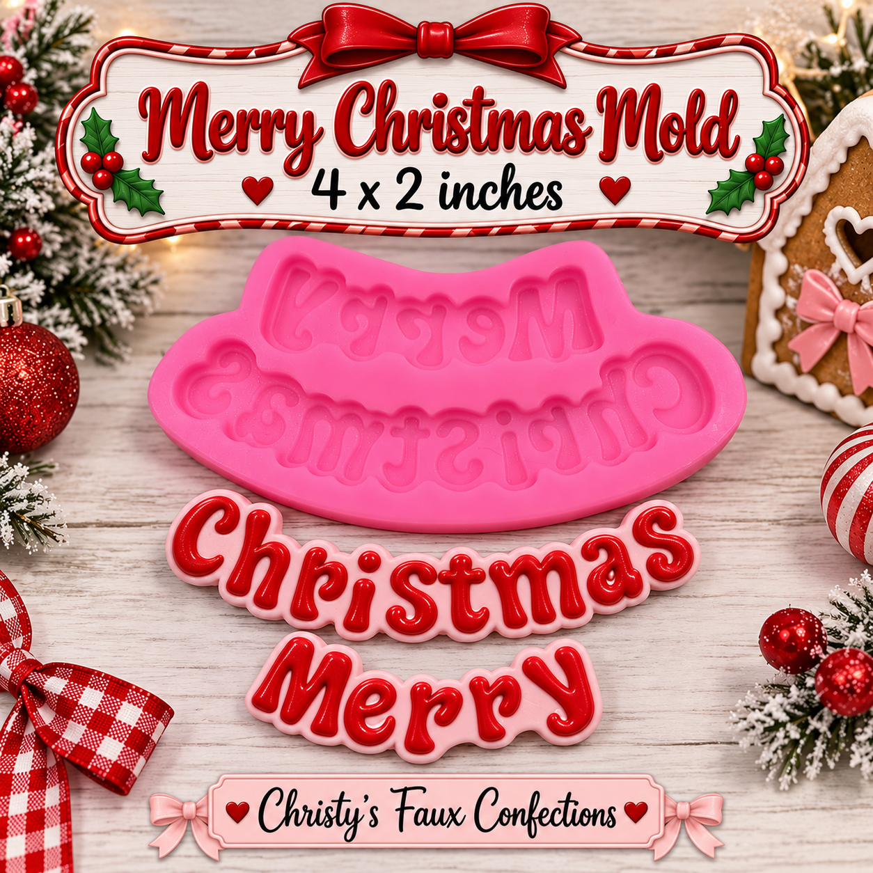 🎄Merry Christmas Mold🎄
