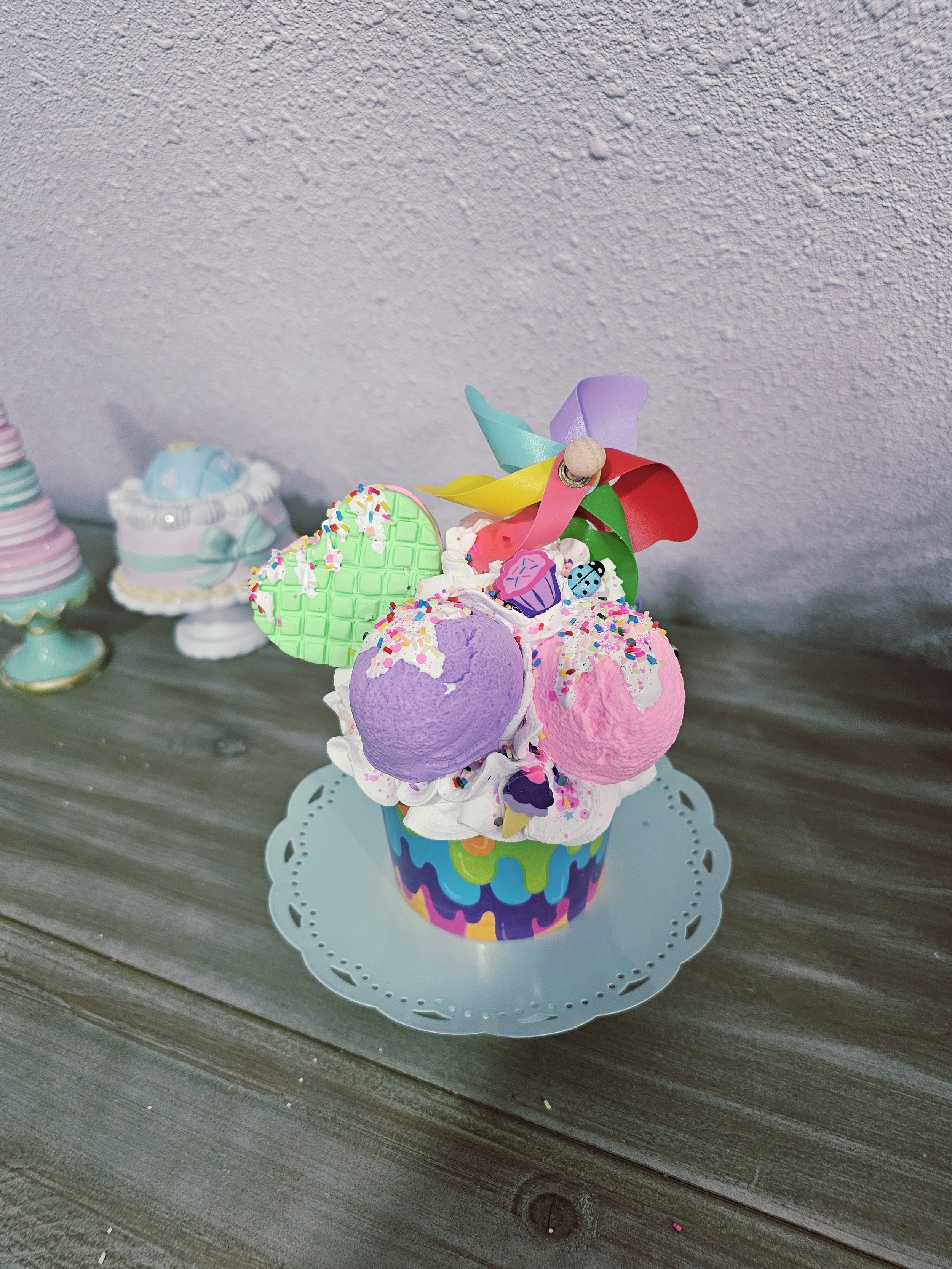 😎🌞🧁Large Summer Cupcake🧁😎🌞