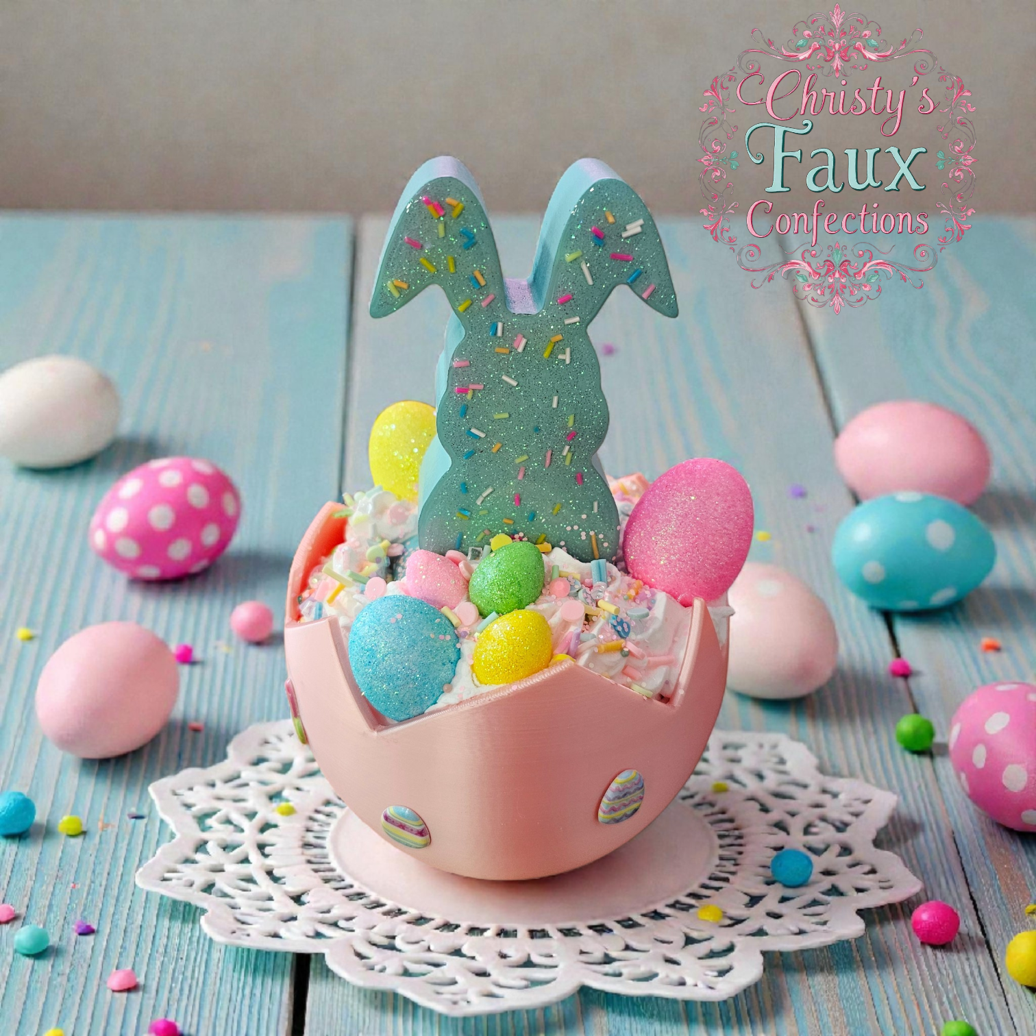 🩷🐣Cracked Egg and Bunny🐣🩷