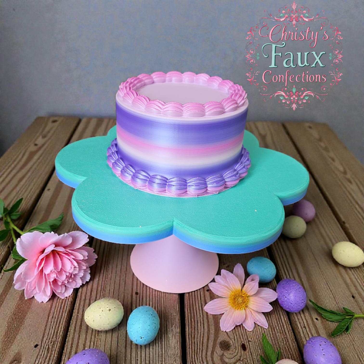 🩷🎂Pastel Rainbow Mini Cake🎂🩷