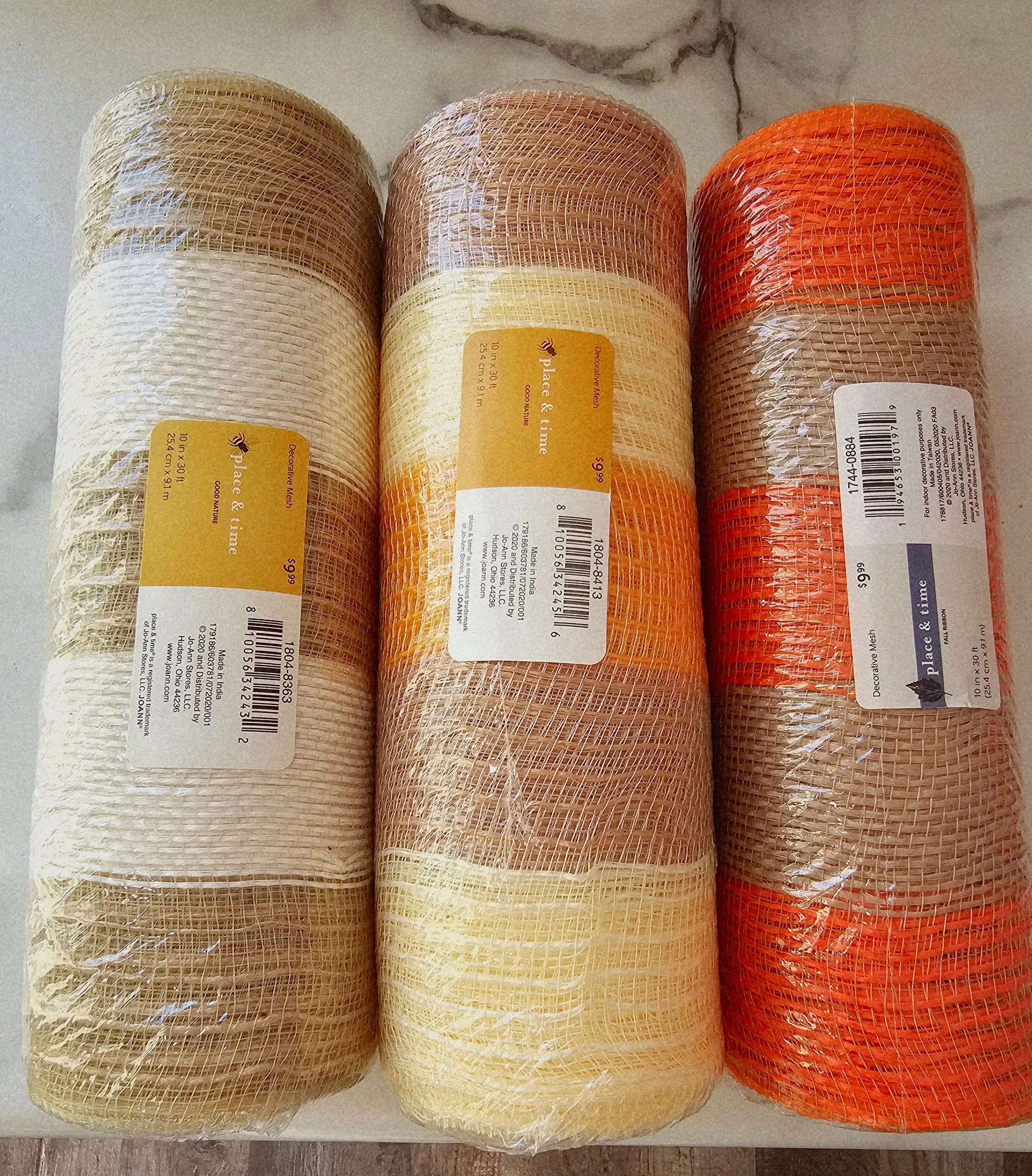 🧡3 ROLLS OF 10 INCH MESH🧡